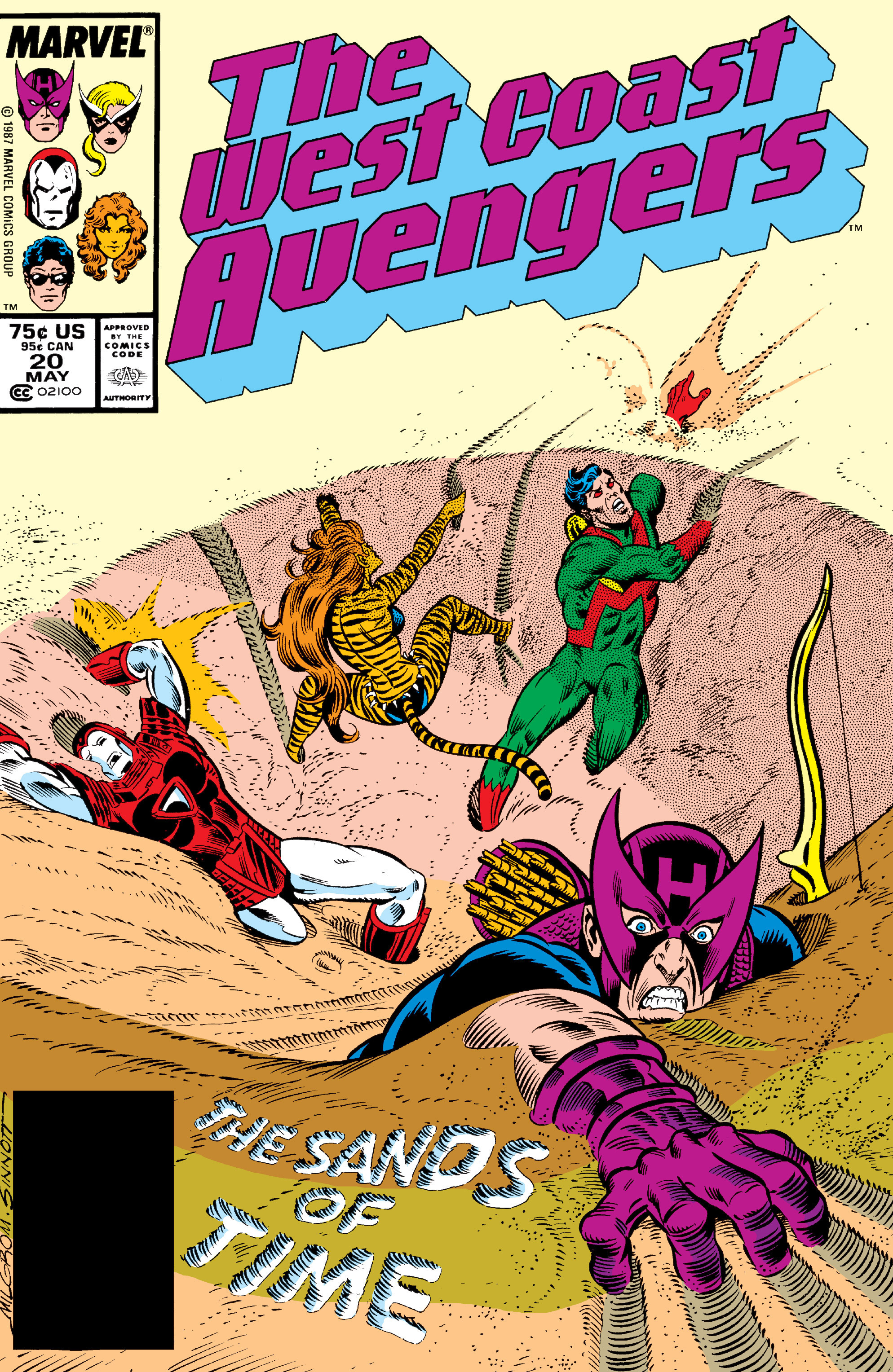 Read online West Coast Avengers (1985) comic -  Issue #20 - 1