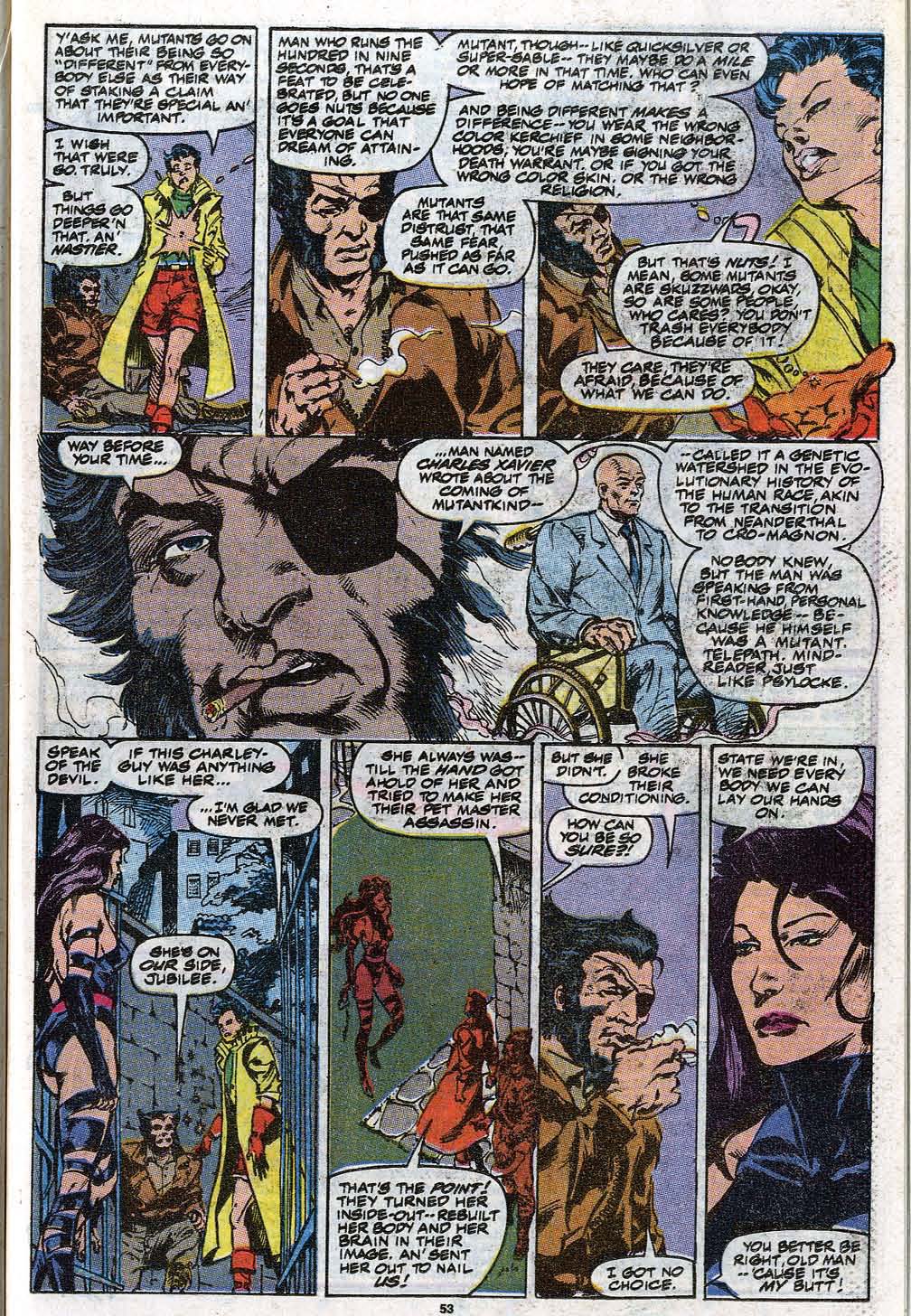 Read online X-Men Annual comic -  Issue #14 - 55