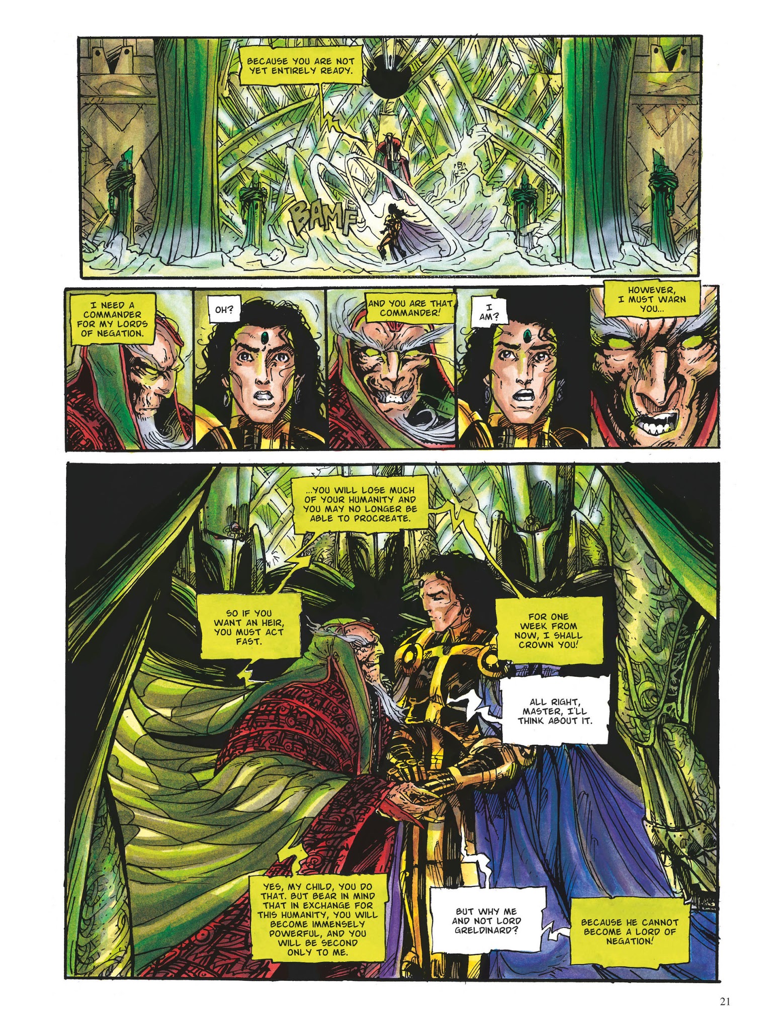 Read online The Black Moon Chronicles comic -  Issue #9 - 19
