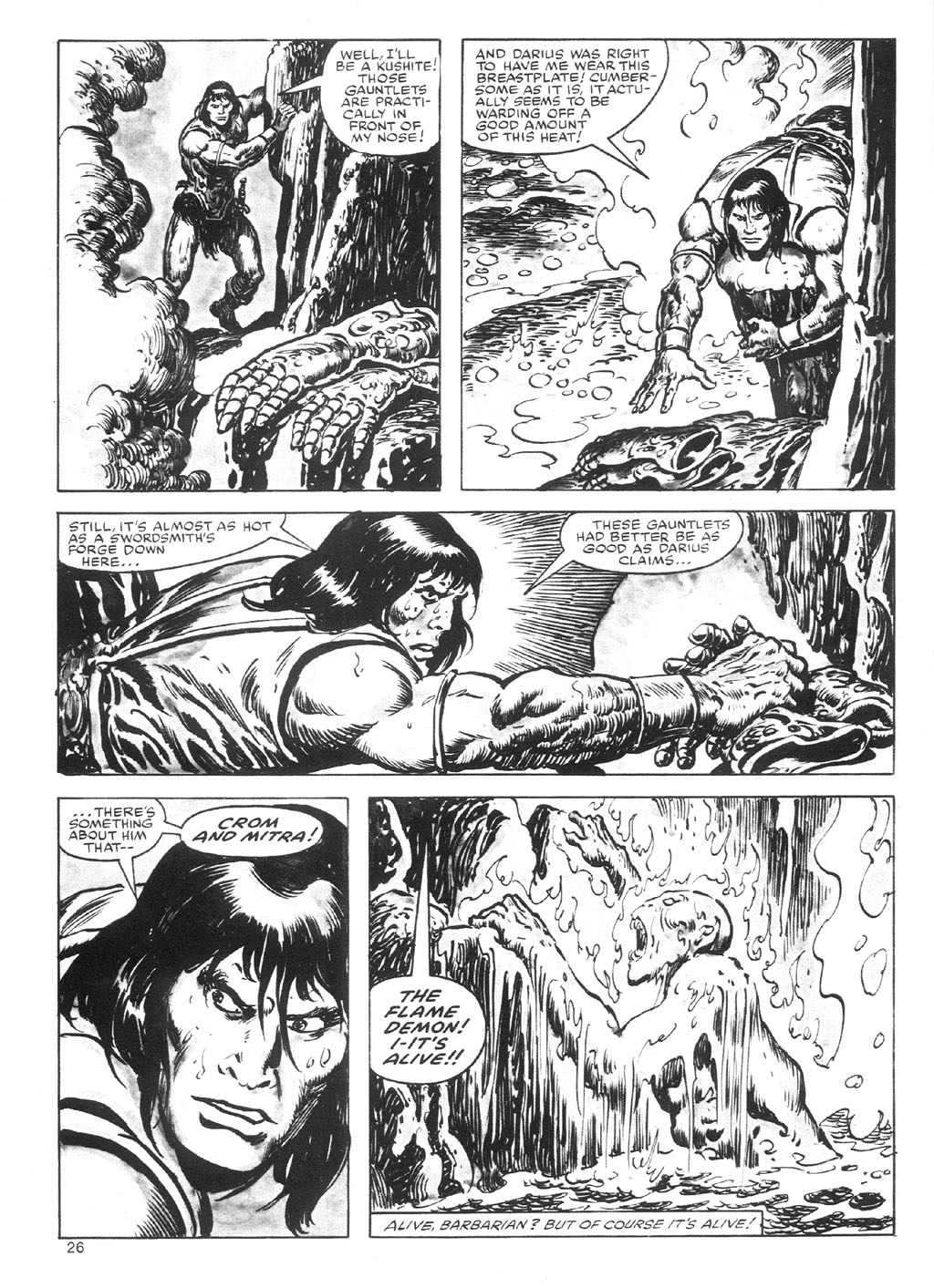 Read online The Savage Sword Of Conan comic -  Issue #87 - 26