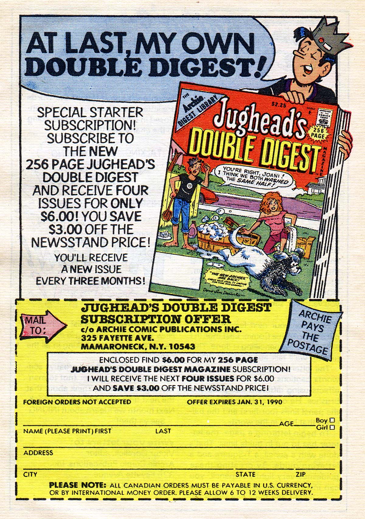 Read online Archie Annual Digest Magazine comic -  Issue #55 - 123