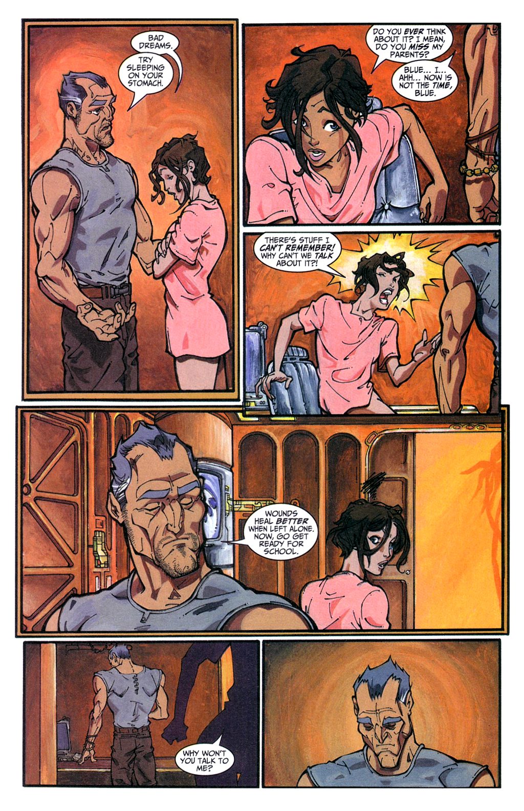 Read online Blue comic -  Issue #1 - 9