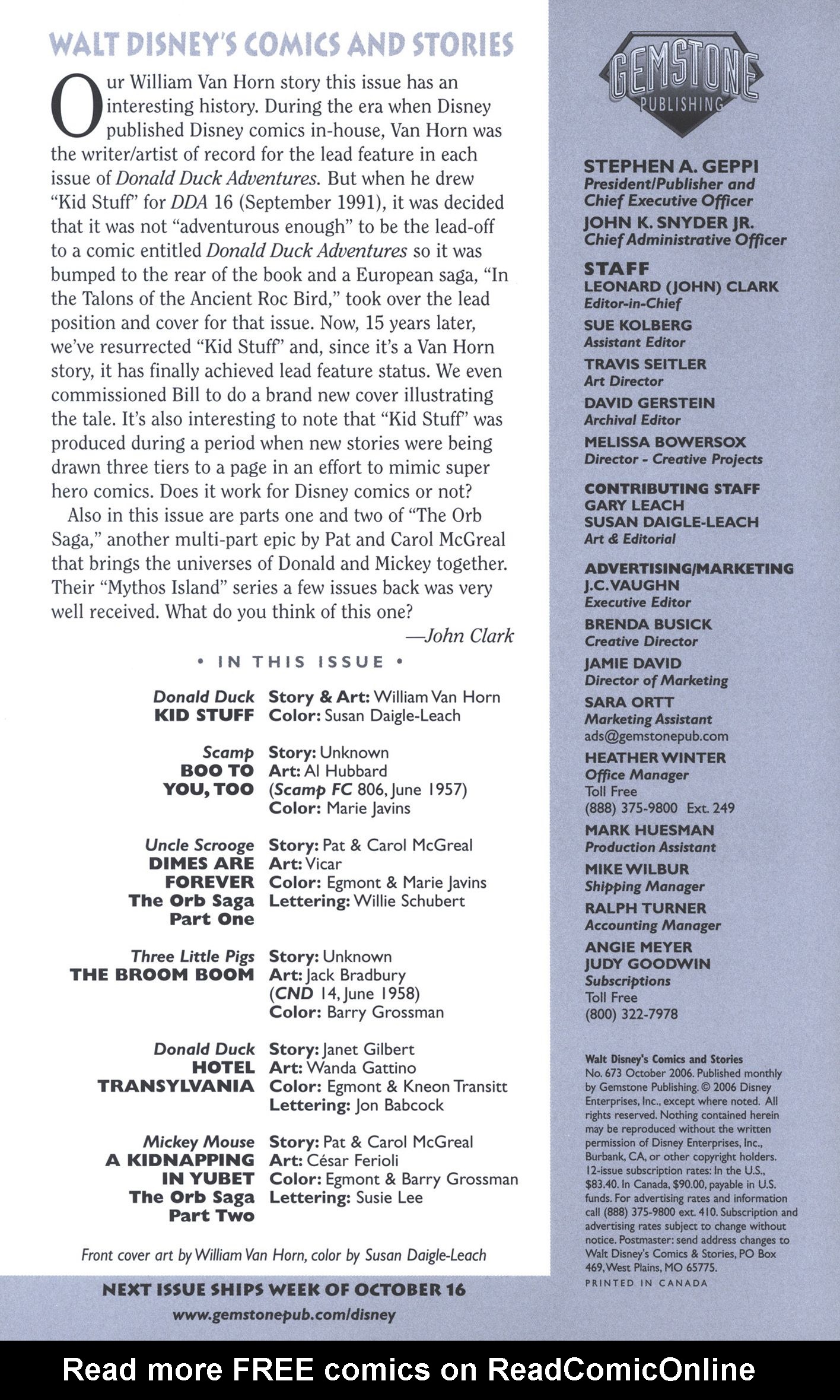 Read online Walt Disney's Comics and Stories comic -  Issue #673 - 2