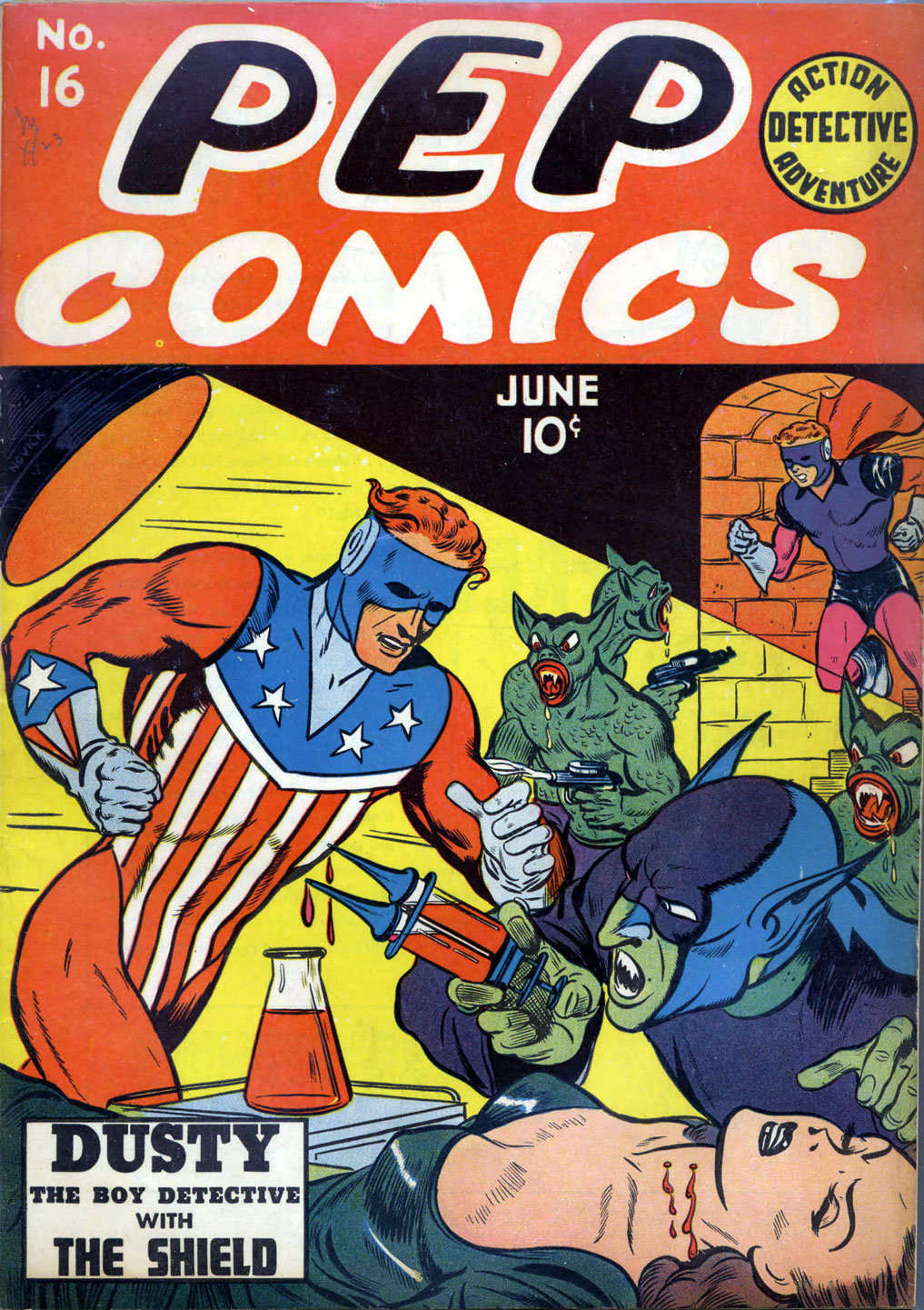 Read online Pep Comics comic -  Issue #16 - 1