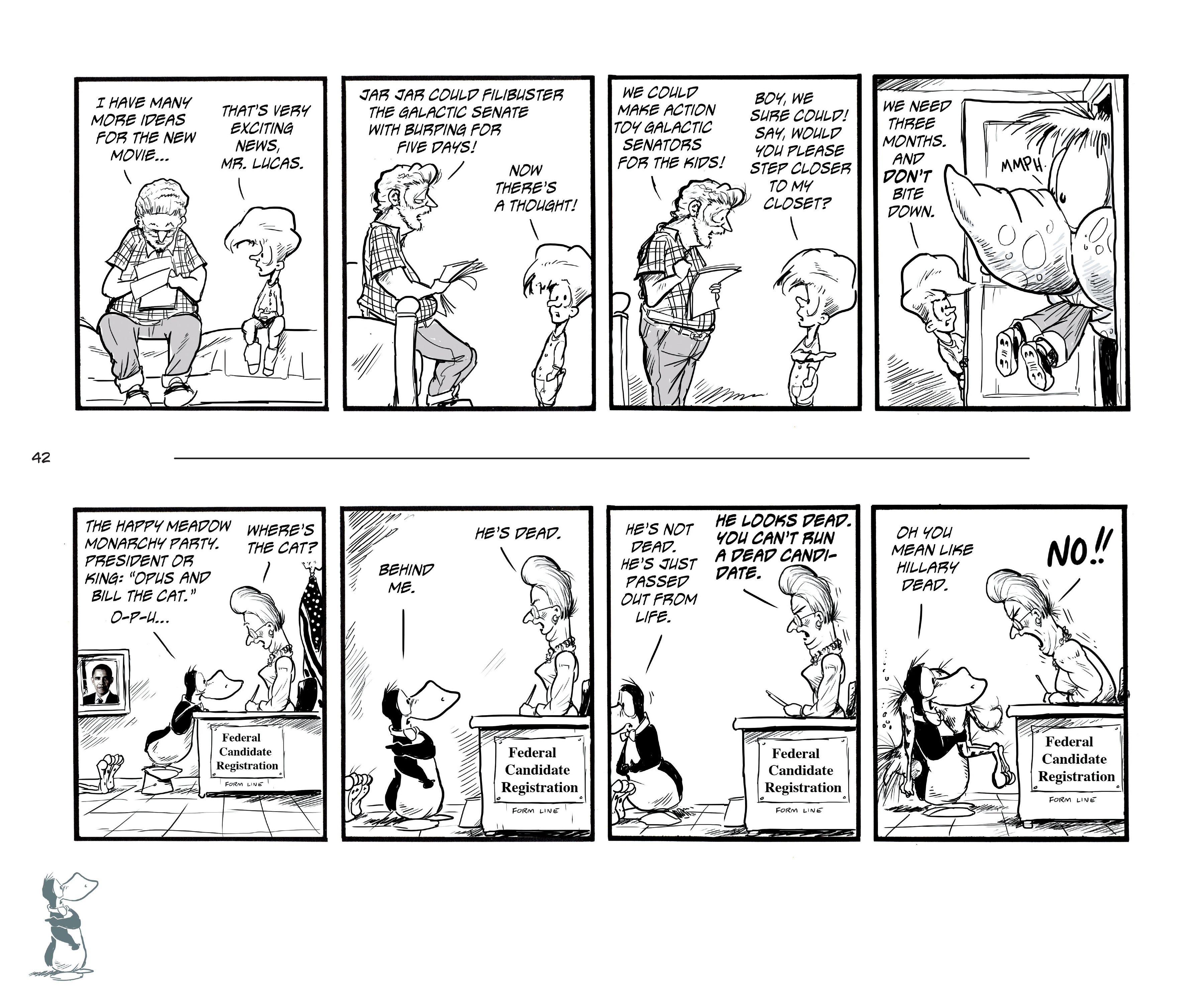 Read online Bloom County Episode XI: A New Hope comic -  Issue # Full - 44