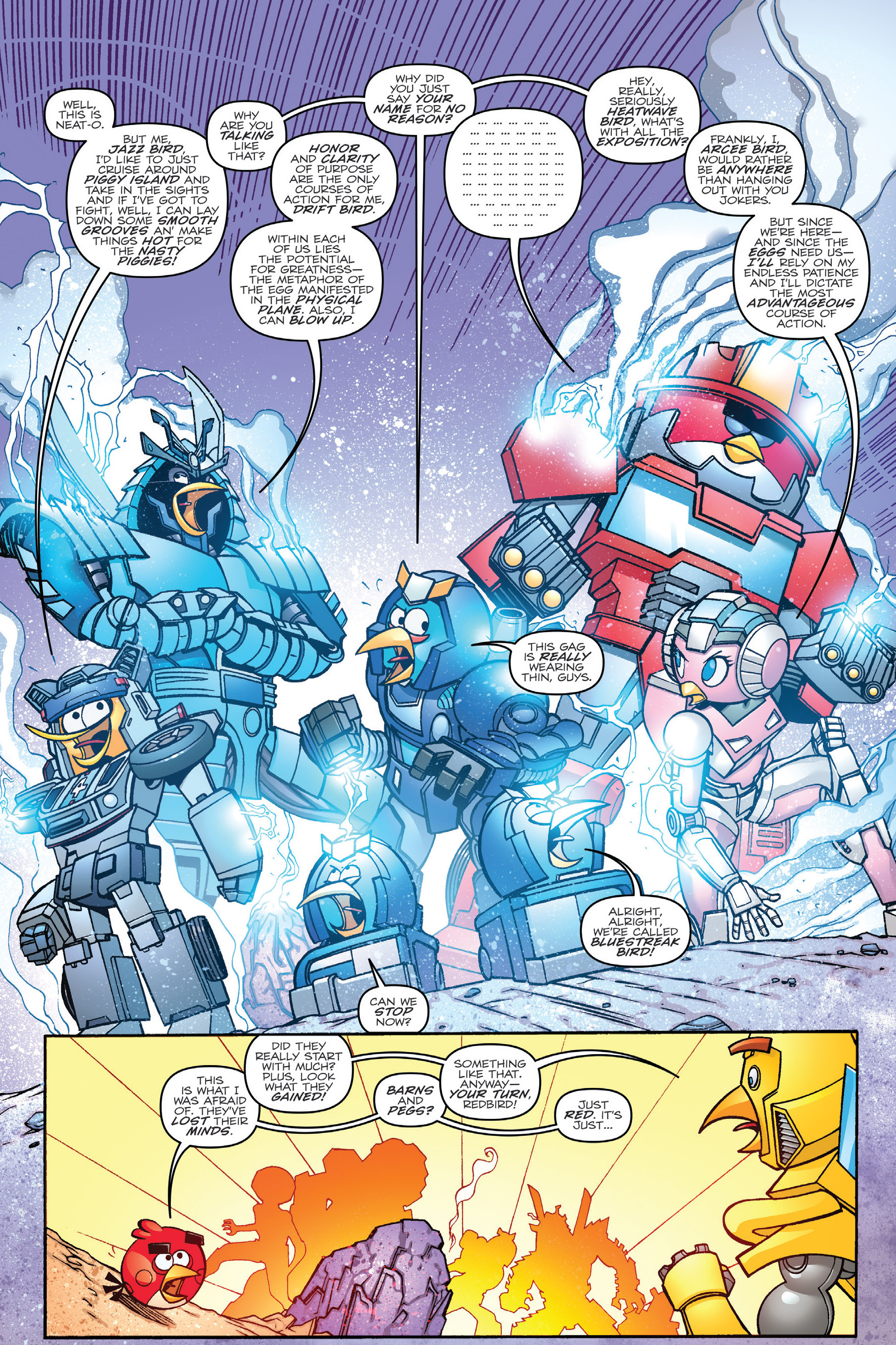 Read online Angry Birds Transformers: Age of Eggstinction comic -  Issue # Full - 33