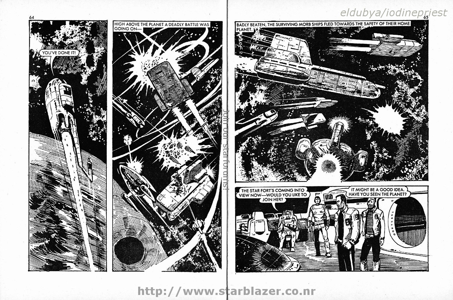 Read online Starblazer comic -  Issue #108 - 34