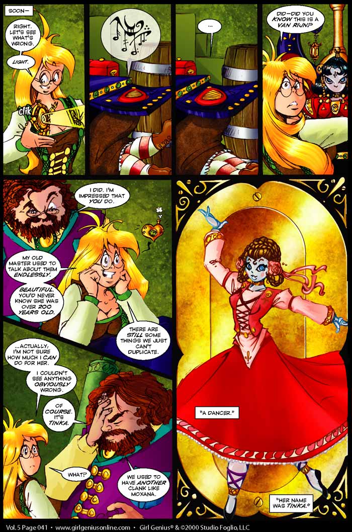 Read online Girl Genius (2002) comic -  Issue #5 - 41