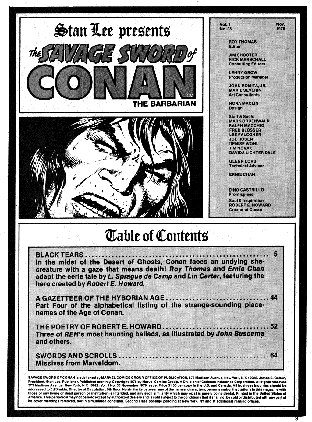 Read online The Savage Sword Of Conan comic -  Issue #35 - 3