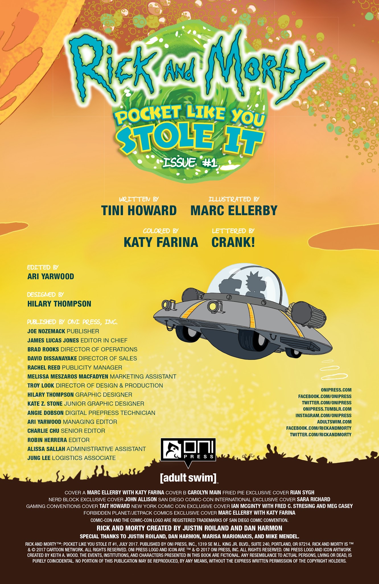 Read online Rick and Morty: Pocket Like You Stole It comic -  Issue #1 - 2