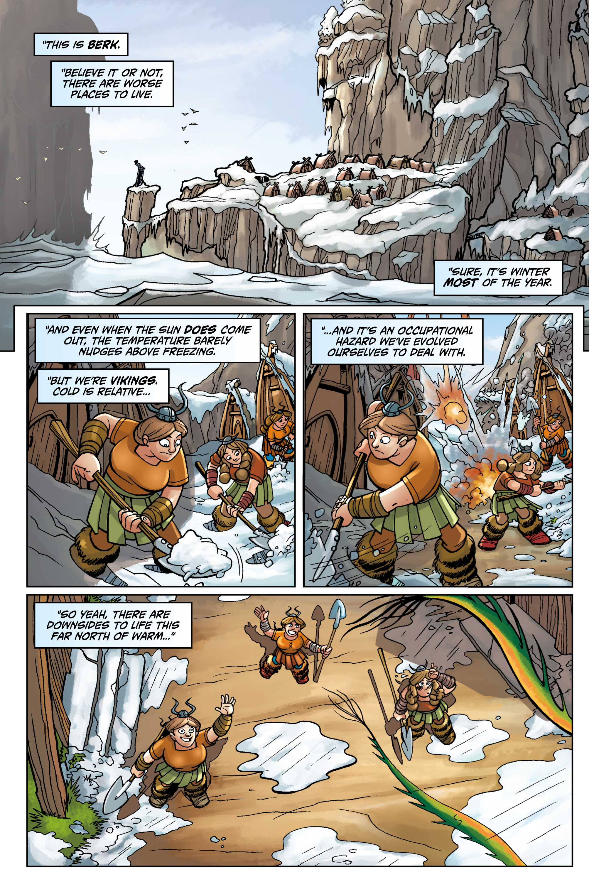 Read online DreamWorks Dragons: Riders of Berk comic -  Issue # _TPB - 9