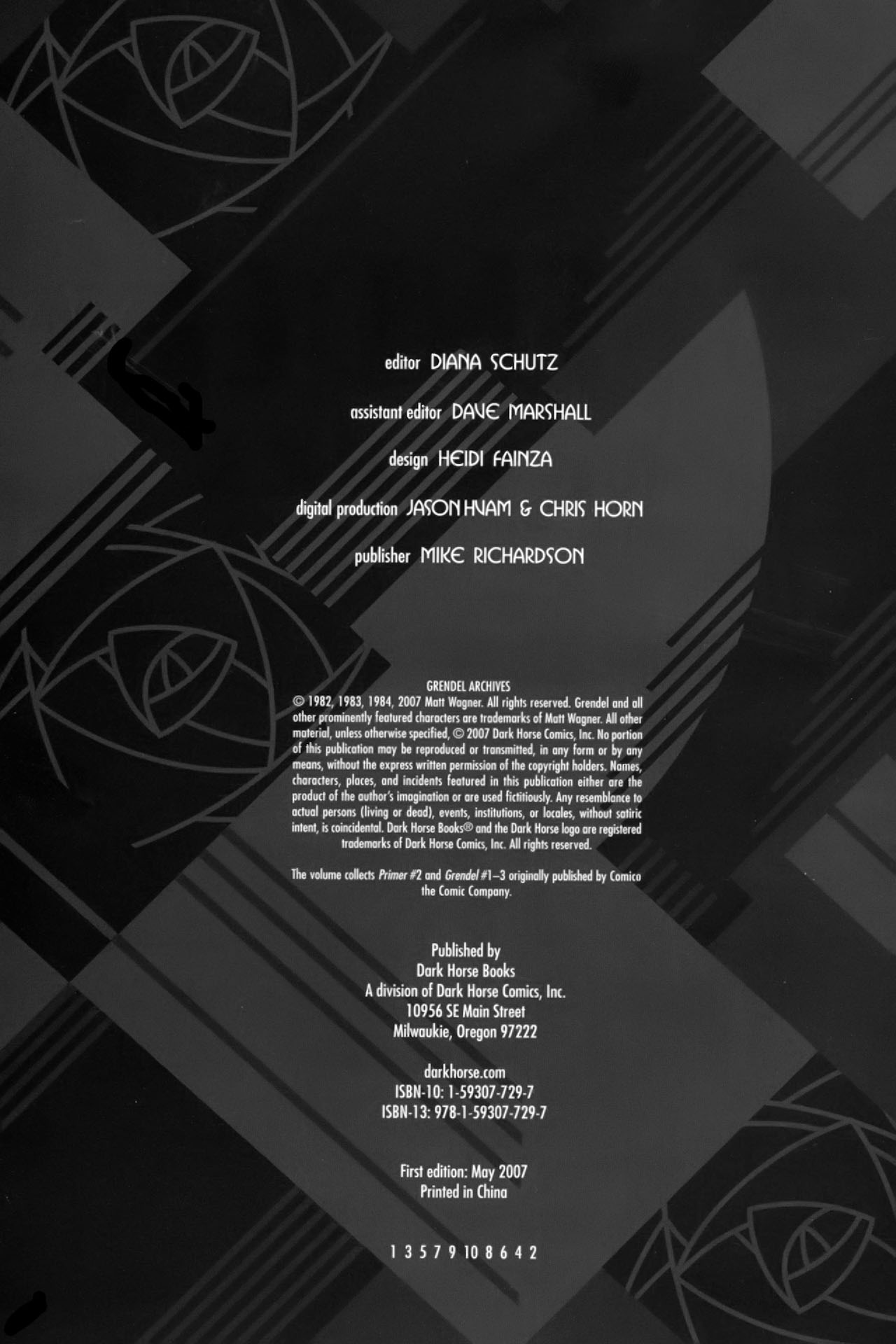 Read online Grendel Archives comic -  Issue # TPB - 3