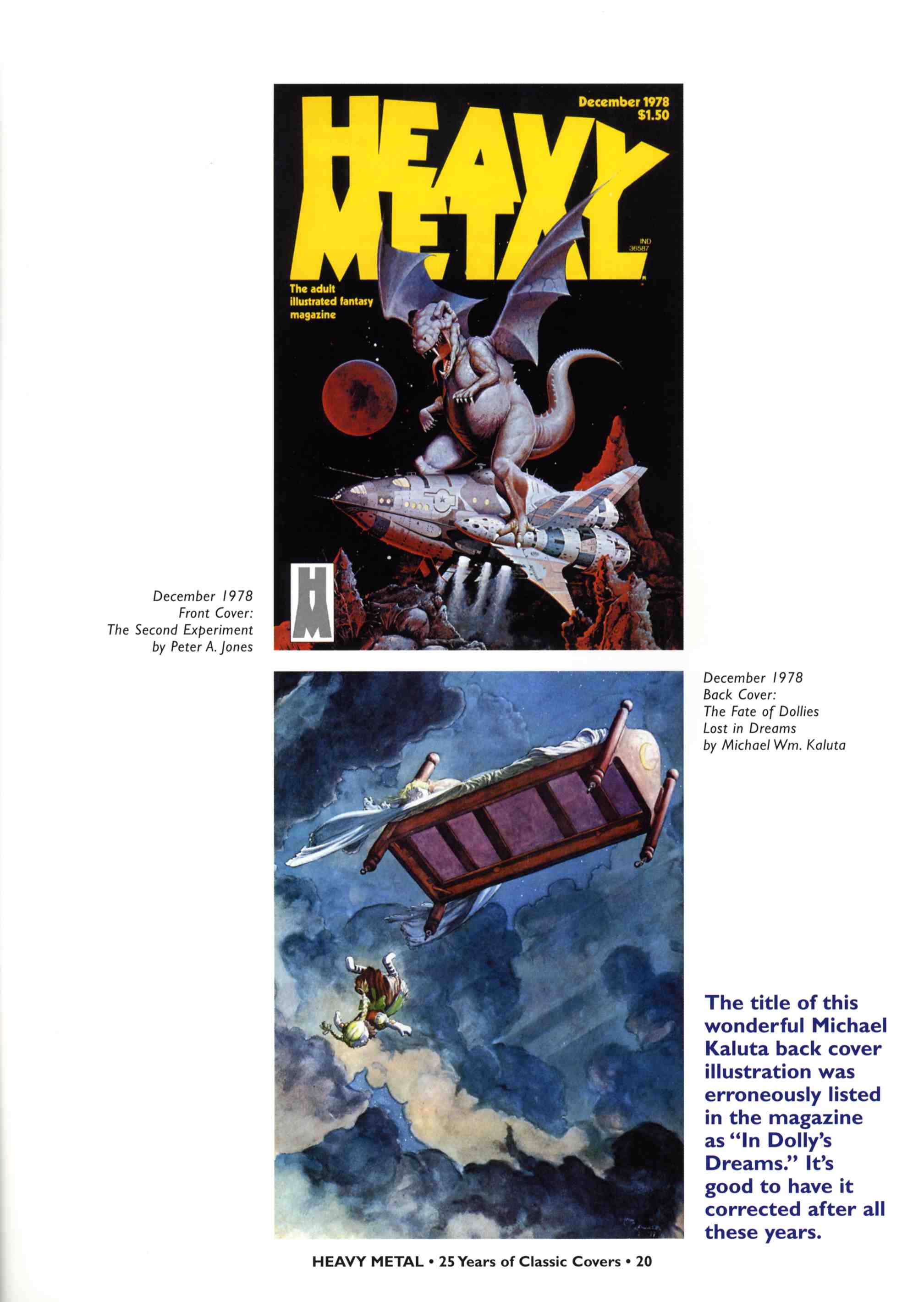 Read online Heavy Metal: 25 Years of Classic Covers comic -  Issue # TPB - 26
