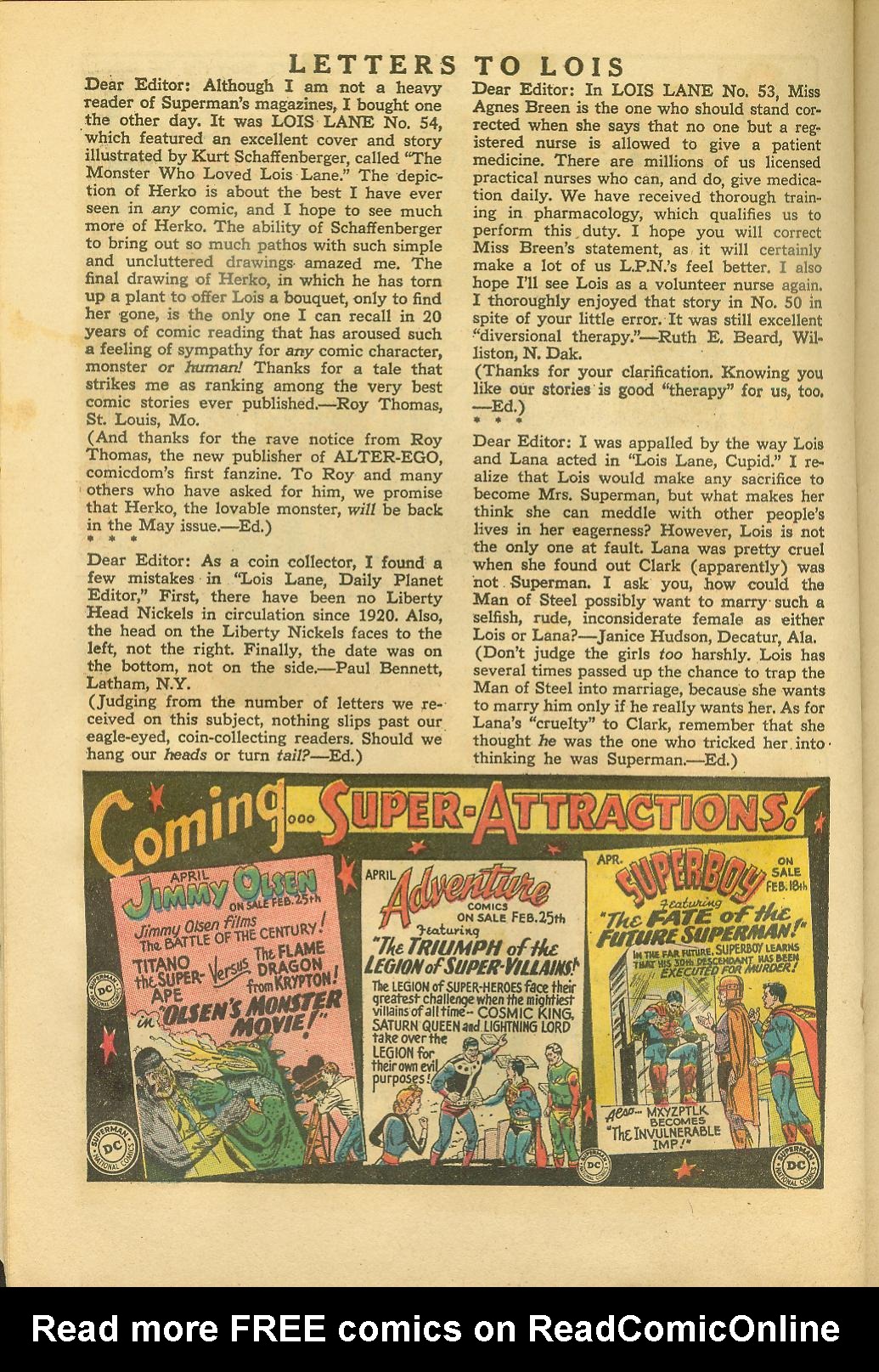 Read online Superman's Girl Friend, Lois Lane comic -  Issue #56 - 18