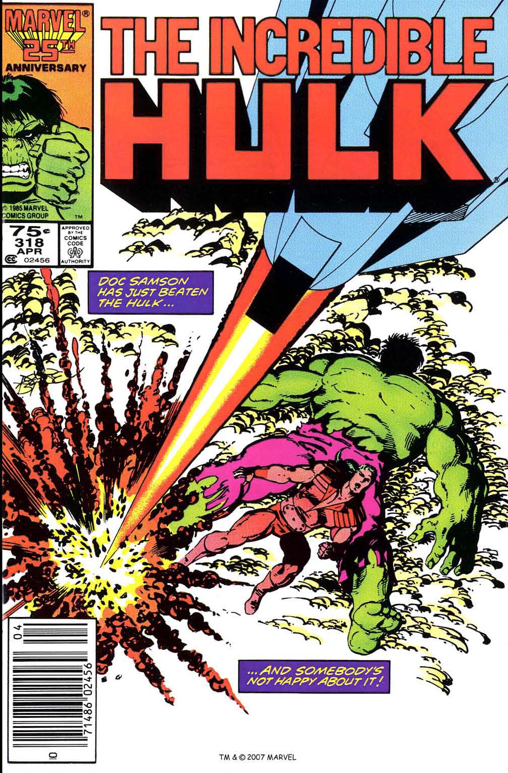 Read online The Incredible Hulk (1968) comic -  Issue #318 - 1