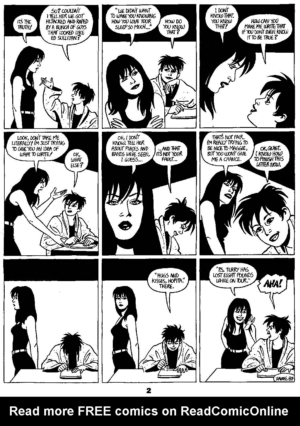 Read online Love and Rockets (1982) comic -  Issue #22 - 4