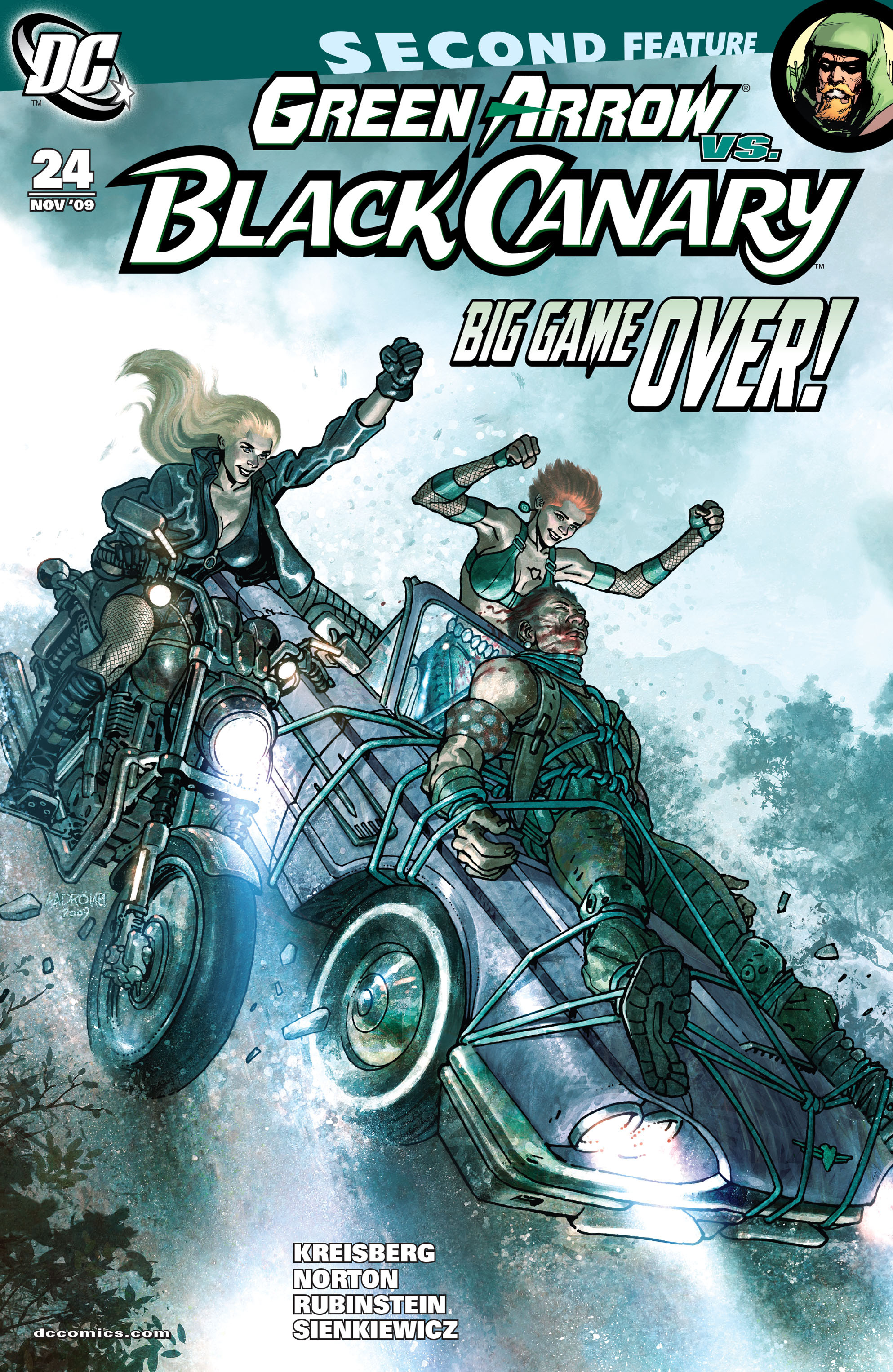 Read online Green Arrow/Black Canary comic -  Issue #24 - 1