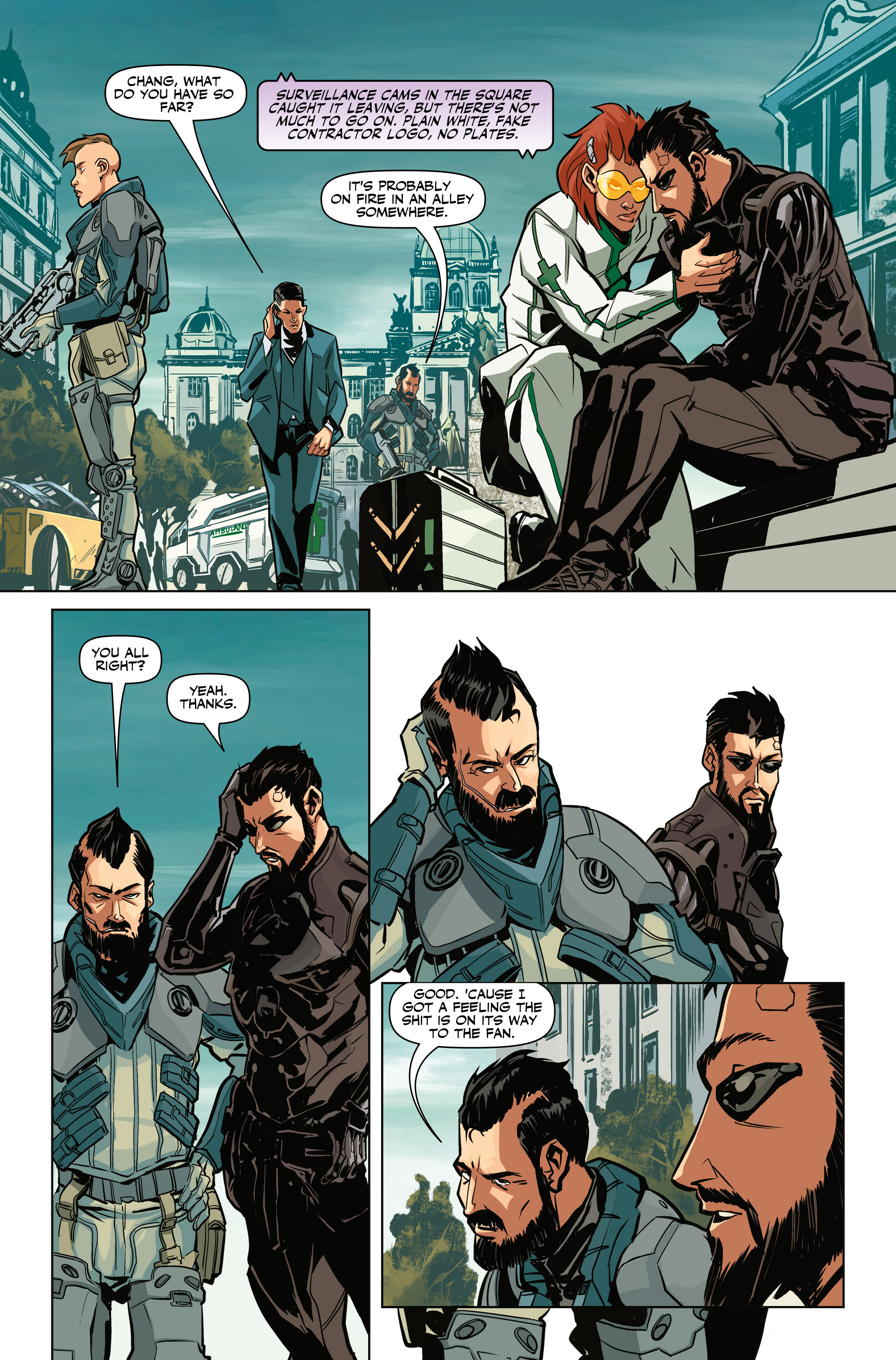 Read online Deus Ex: Children's Crusade comic -  Issue #4 - 4