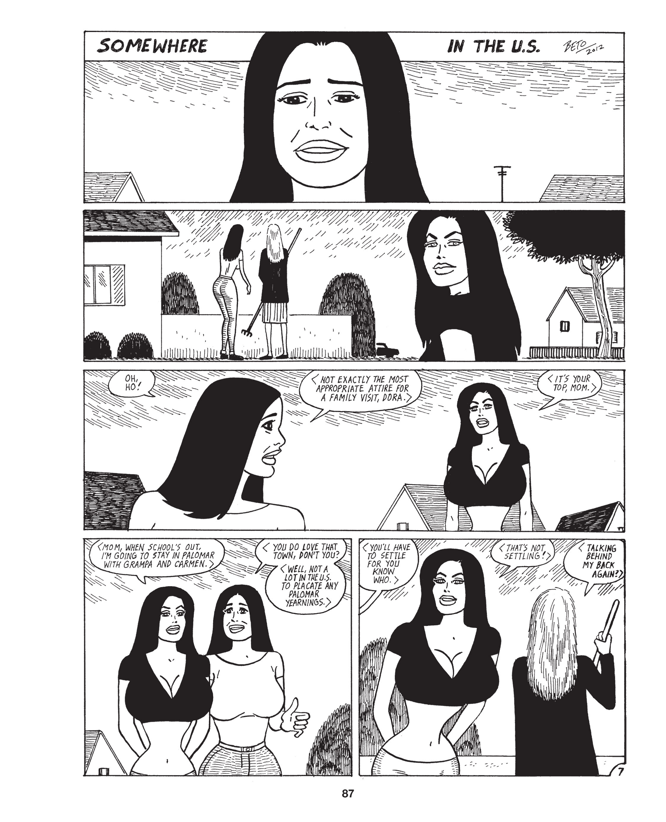 Read online Love and Rockets: New Stories comic -  Issue #5 - 88