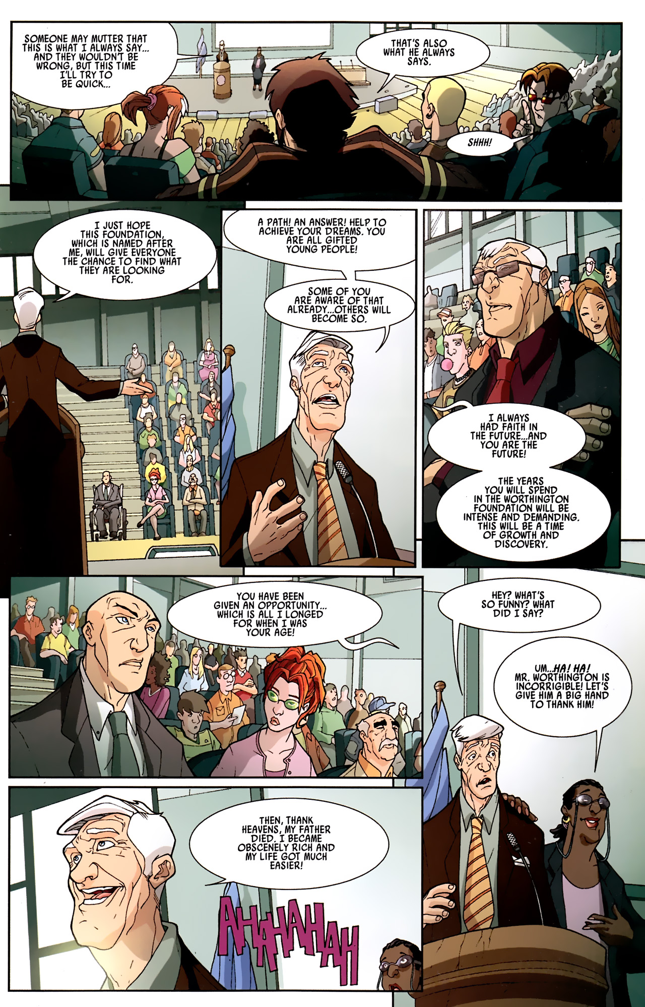 Read online X-Campus comic -  Issue #1 - 14