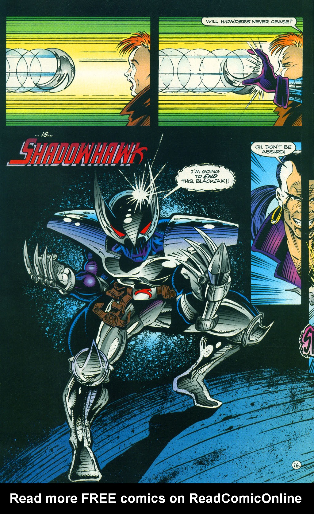 Read online ShadowHawk comic -  Issue #5 - 21