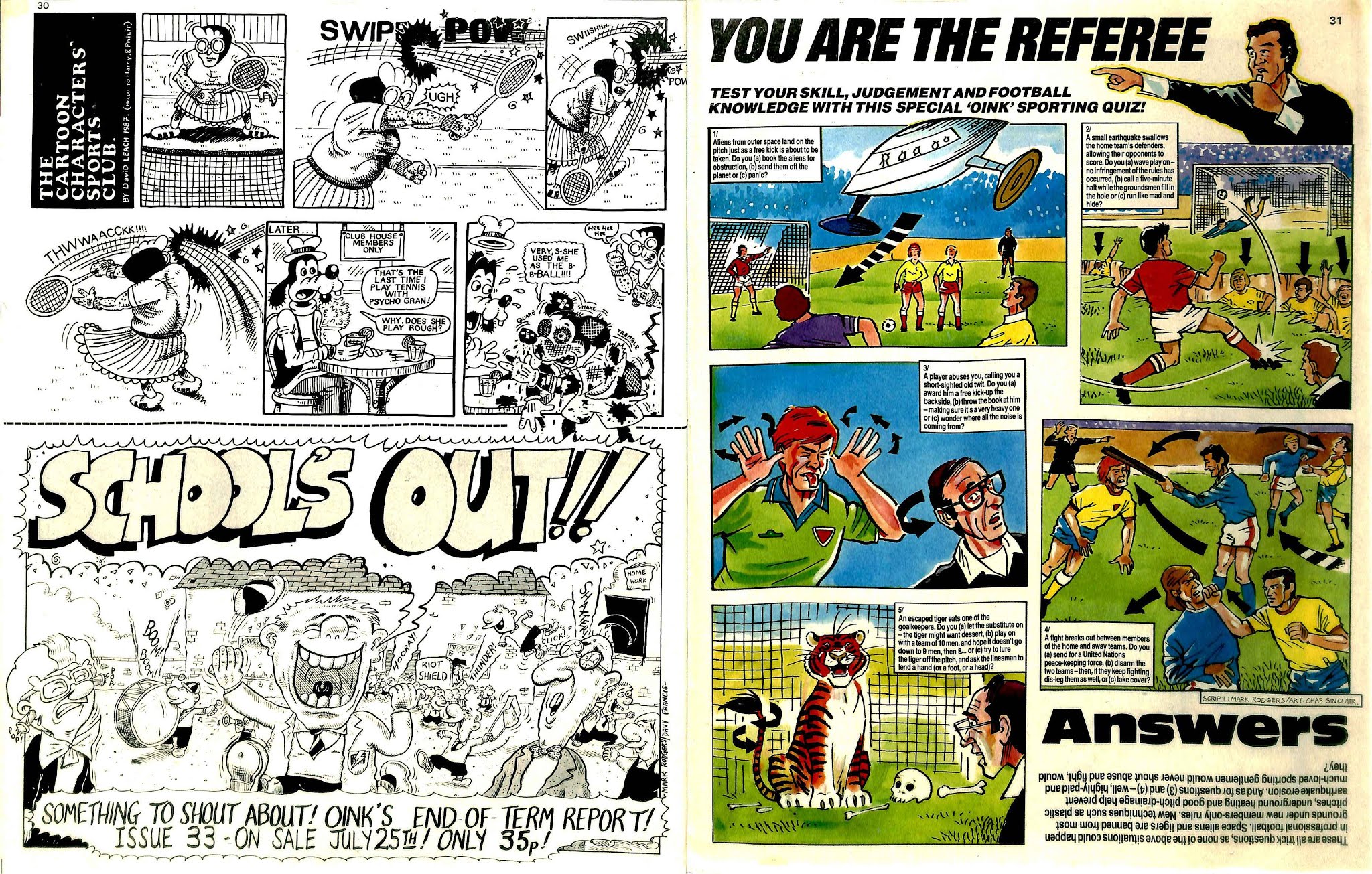 Read online Oink! comic -  Issue #32 - 16