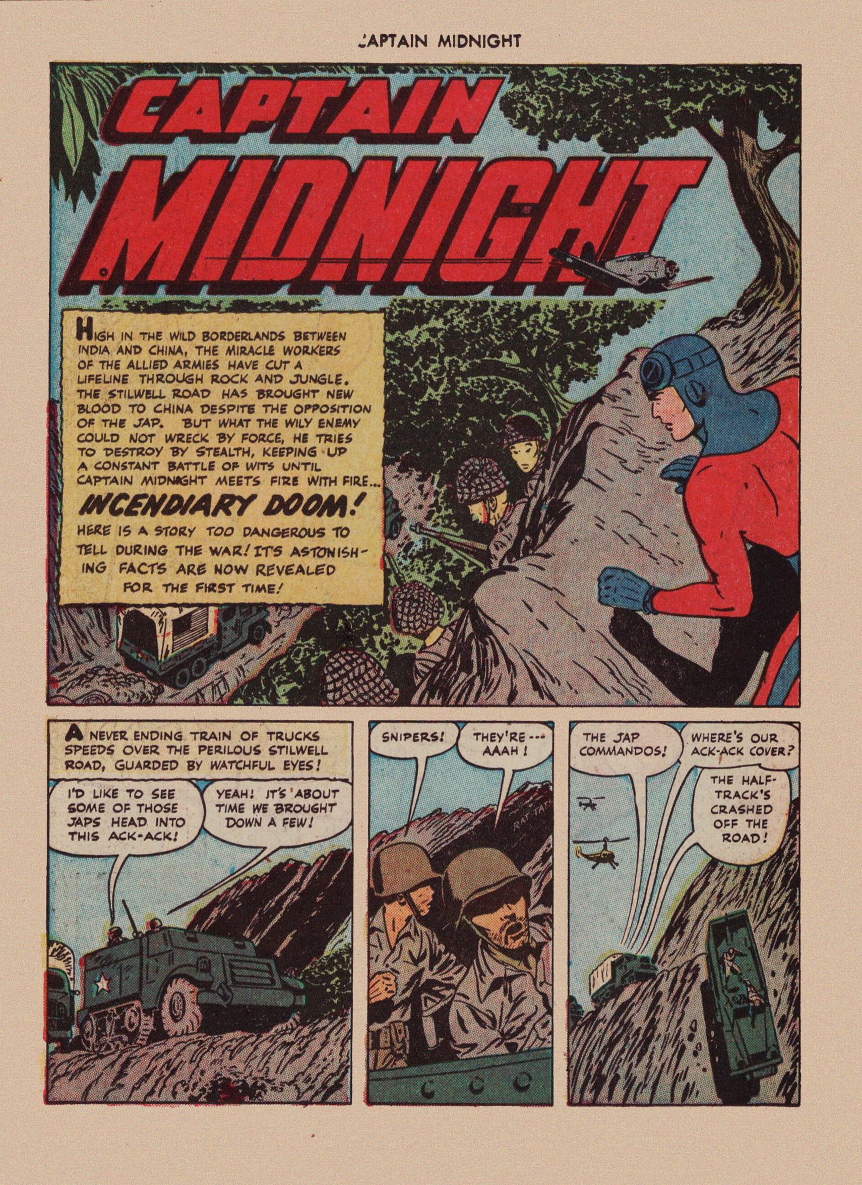 Read online Captain Midnight (1942) comic -  Issue #40 - 42