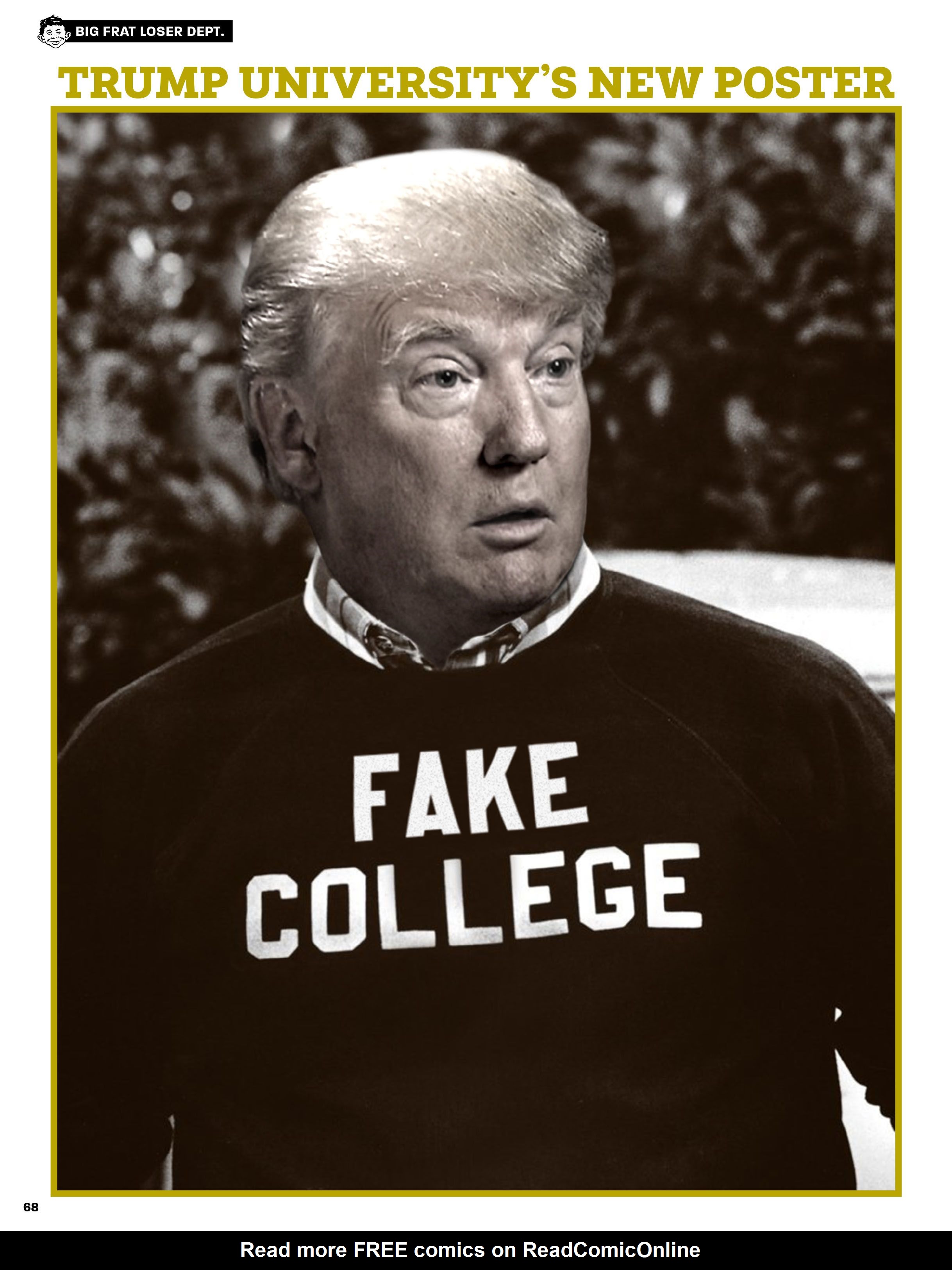 Read online MAD About Trump: A Brilliant Look at Our Brainless President comic -  Issue # TPB - 70
