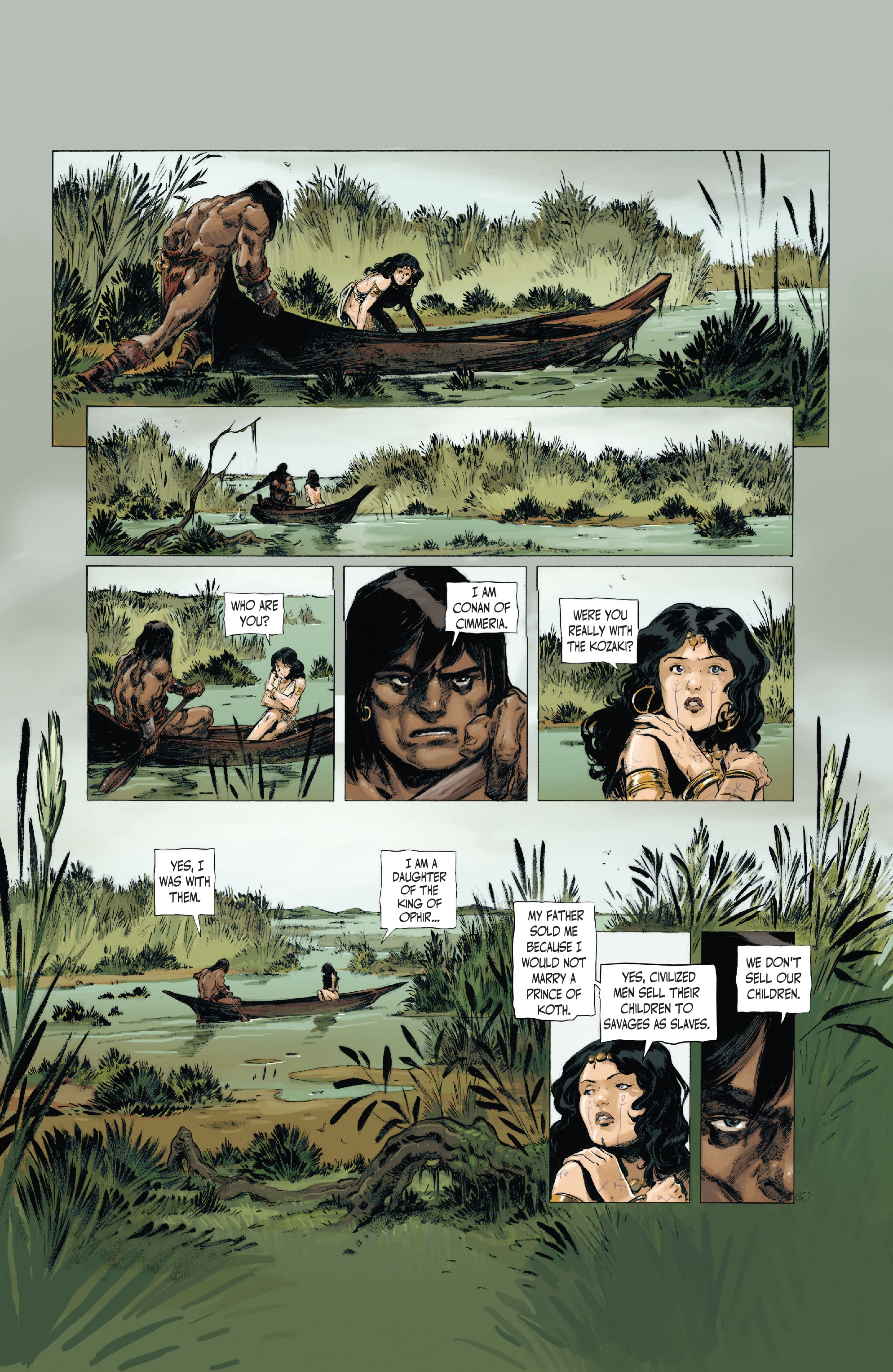 Read online The Cimmerian: Iron Shadows in the Moon comic -  Issue #1 - 8