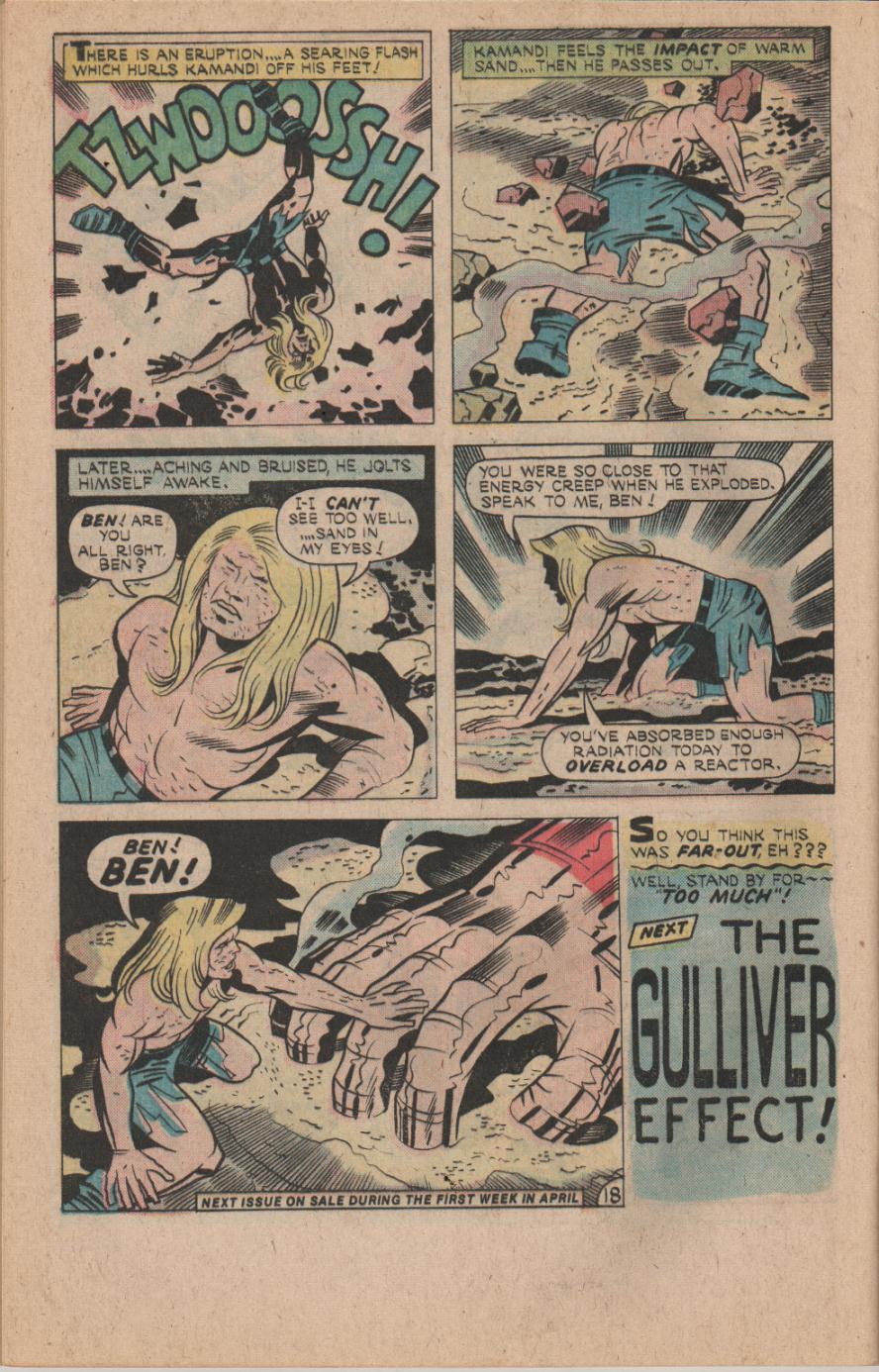 Read online Kamandi, The Last Boy On Earth comic -  Issue #30 - 32