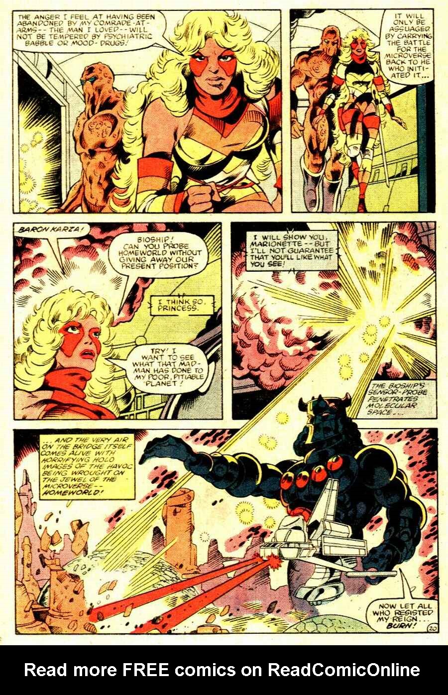 Read online Micronauts (1979) comic -  Issue #51 - 20