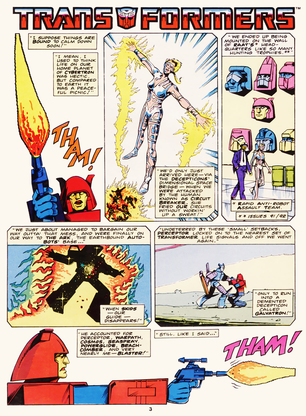 Read online The Transformers (UK) comic -  Issue #102 - 3