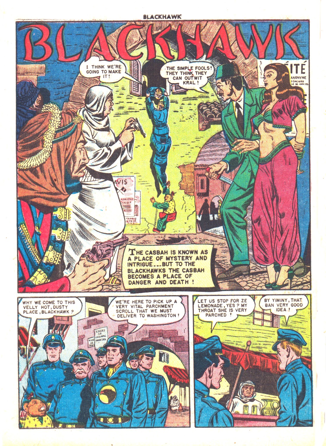 Read online Blackhawk (1957) comic -  Issue #37 - 42