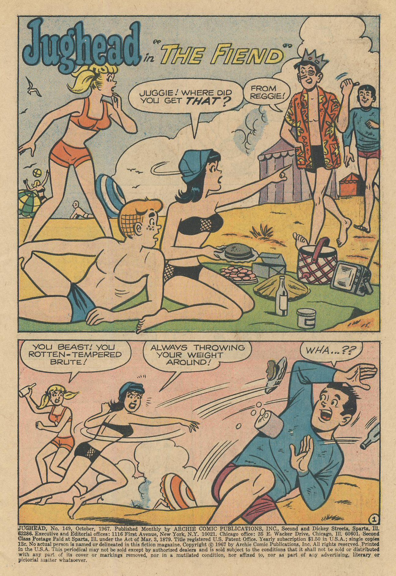Read online Jughead (1965) comic -  Issue #149 - 3