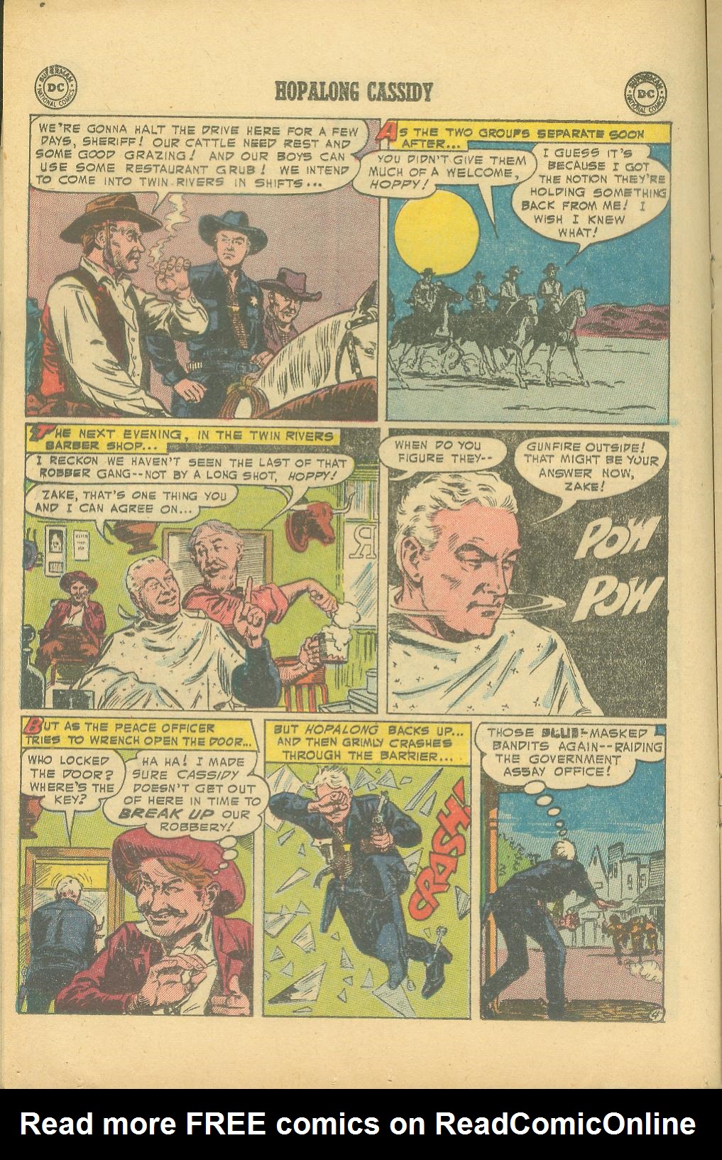 Read online Hopalong Cassidy comic -  Issue #95 - 16