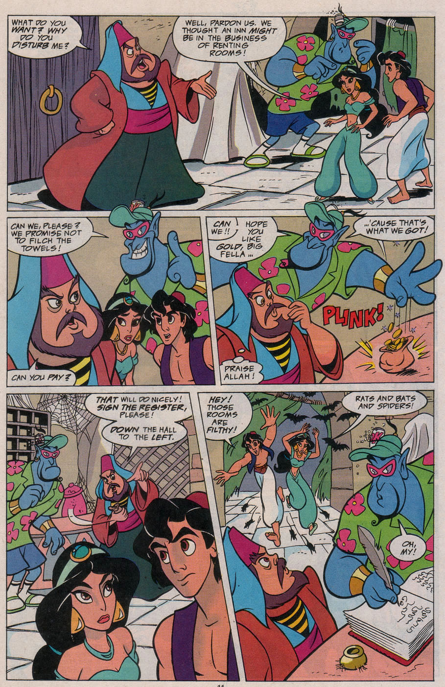Read online Disney's Aladdin comic -  Issue #10 - 12