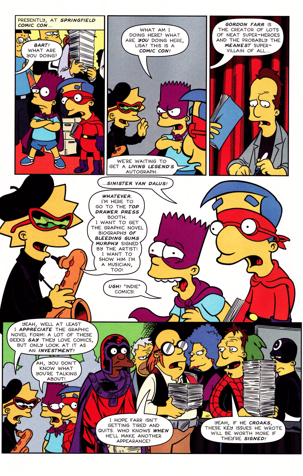 Read online Bongo Comics Presents Simpsons Super Spectacular comic -  Issue #6 - 16