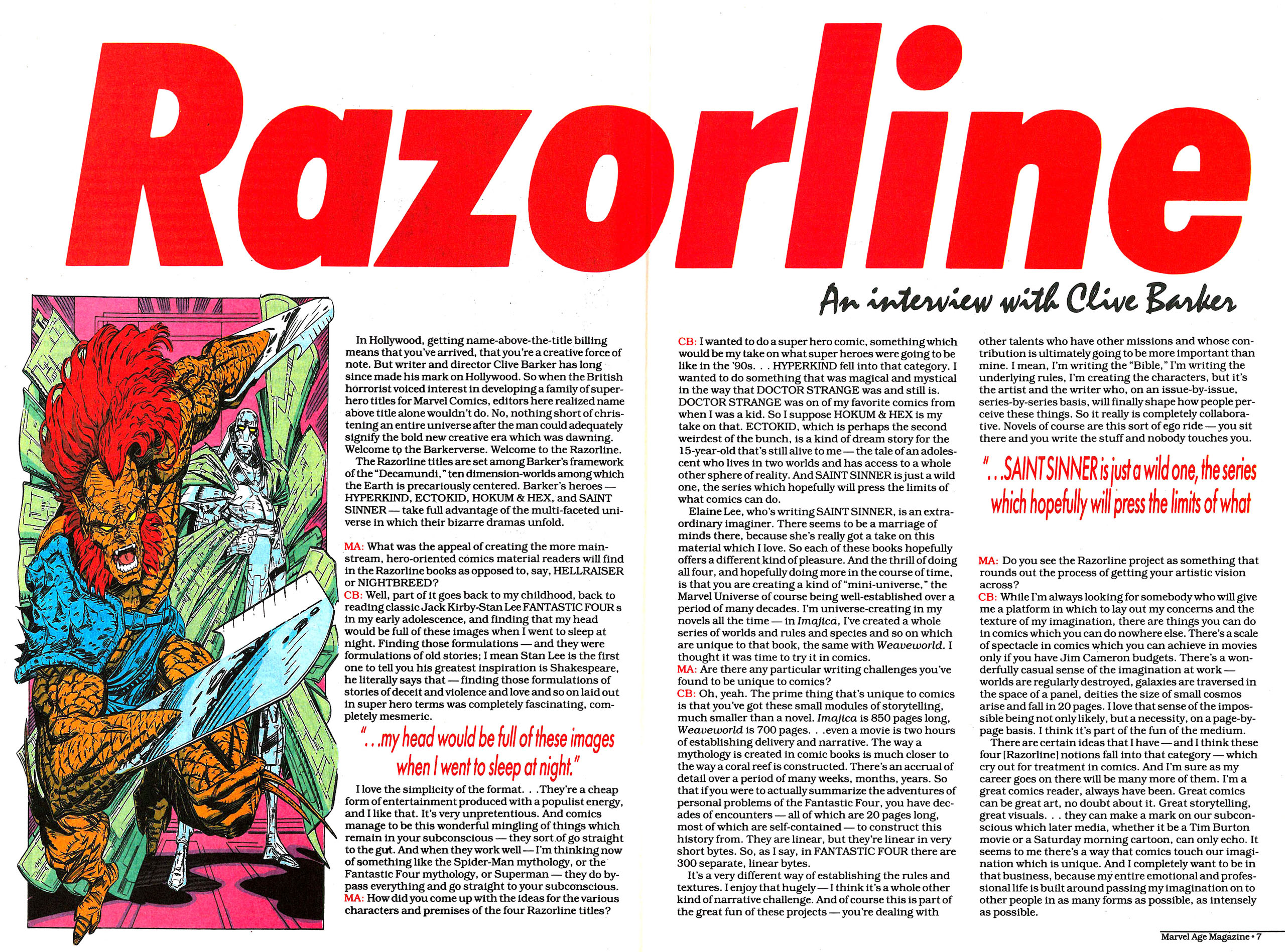 Read online Marvel Age comic -  Issue #126 - 8