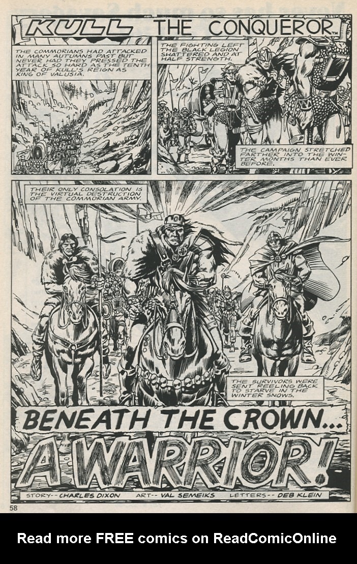 Read online The Savage Sword Of Conan comic -  Issue #130 - 58