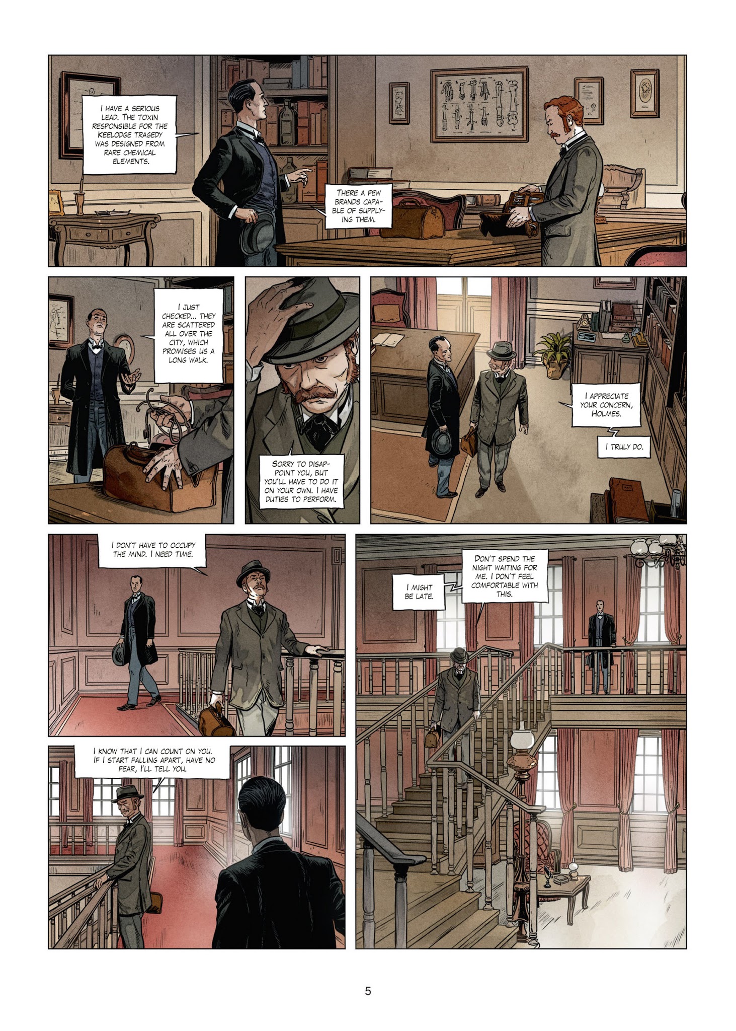 Read online Sherlock Holmes Society comic -  Issue #2 - 5
