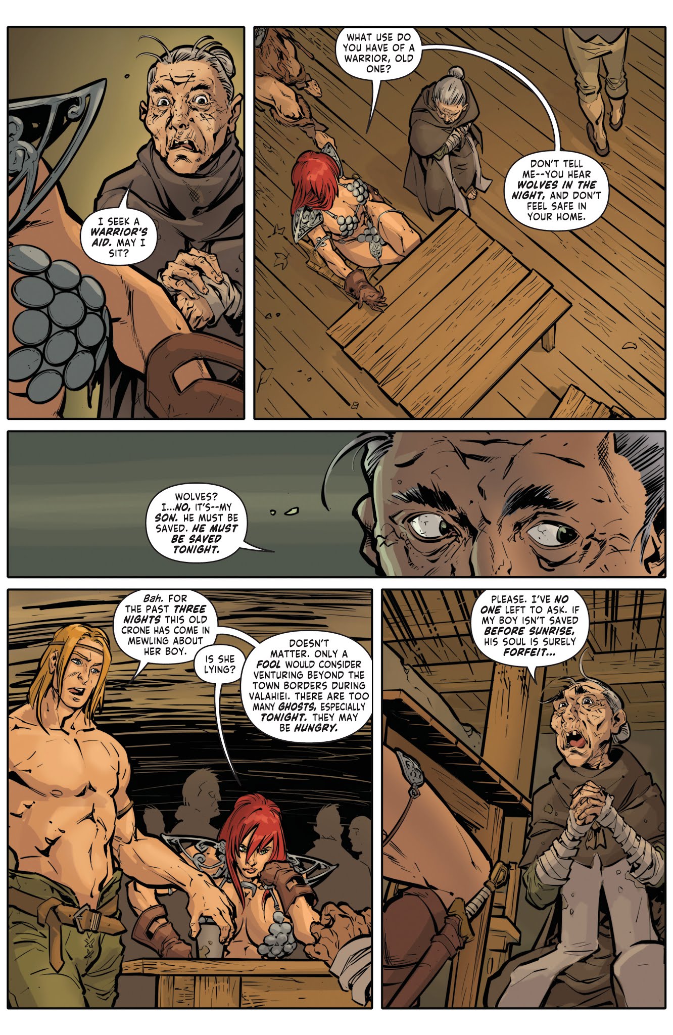 Read online Red Sonja: Halloween Special comic -  Issue # Full - 6