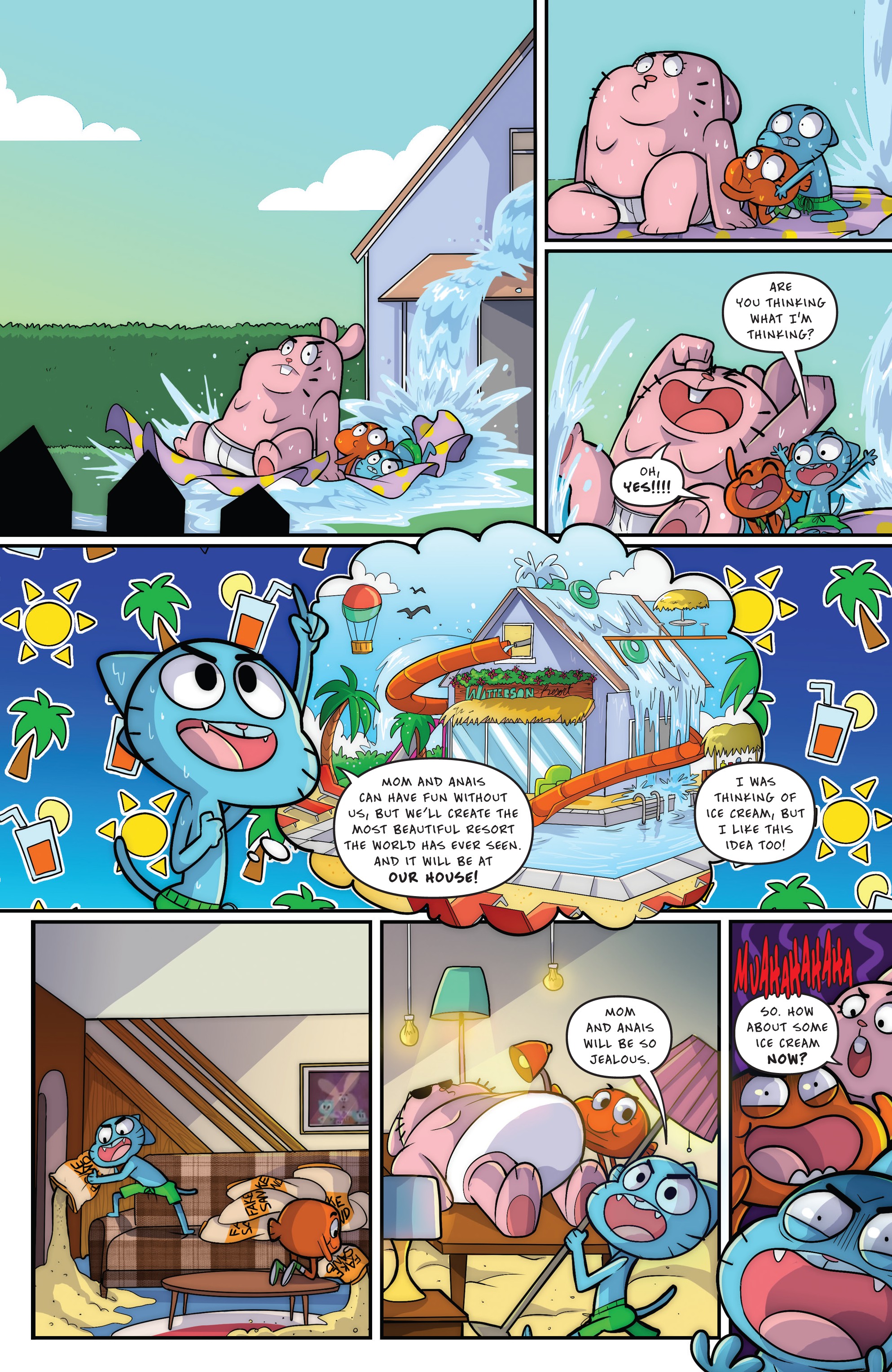 Read online The Amazing World of Gumball: Spring Break Smash comic -  Issue # Full - 32