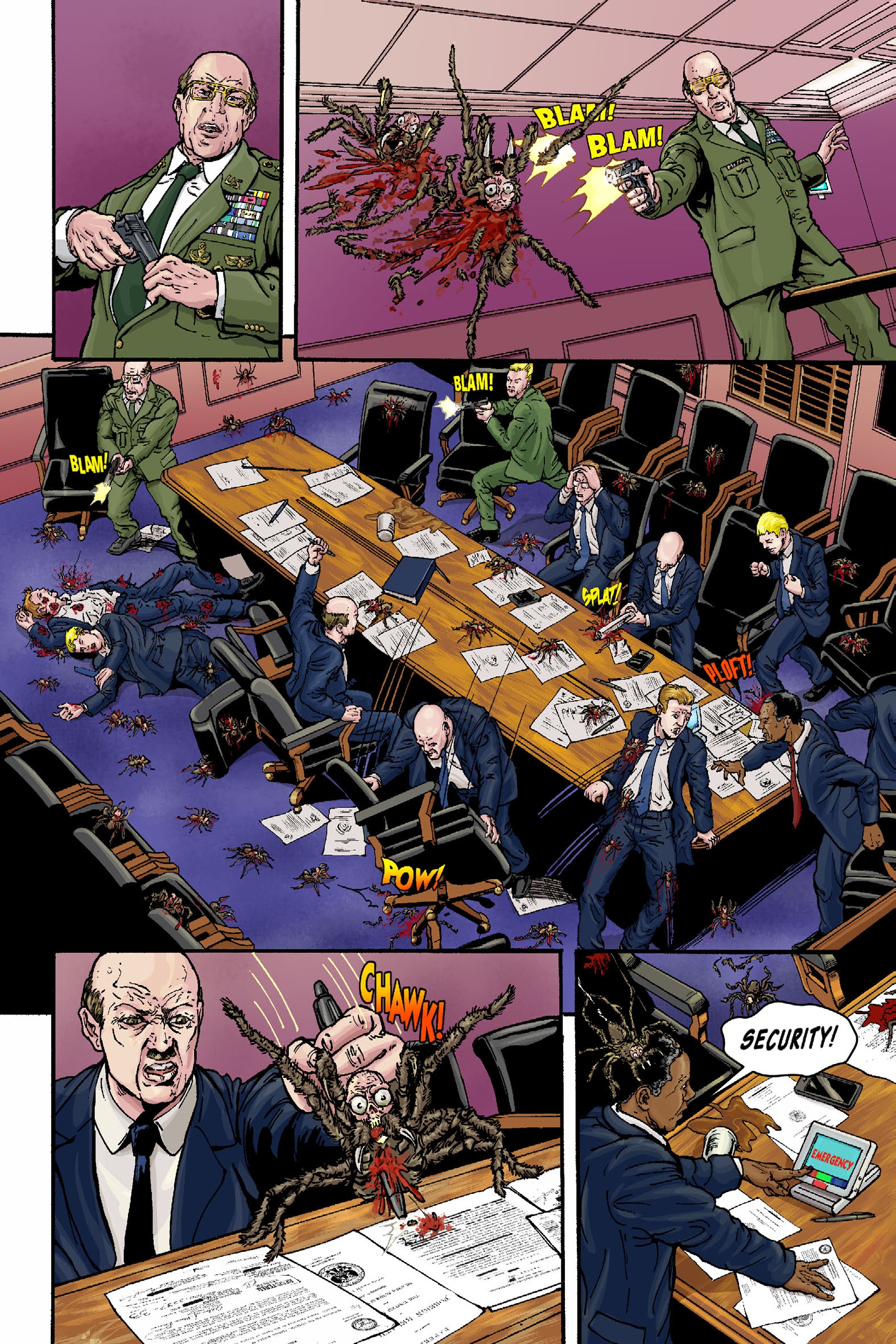 Read online Nazi Werewolves from Outer Space comic -  Issue #5 - 9