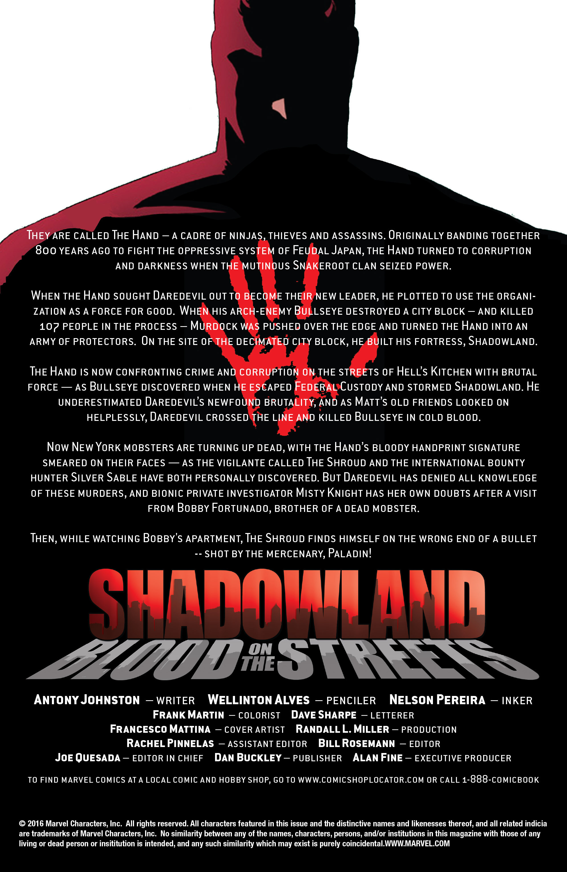 Read online Shadowland: Blood on the Streets comic -  Issue #2 - 2