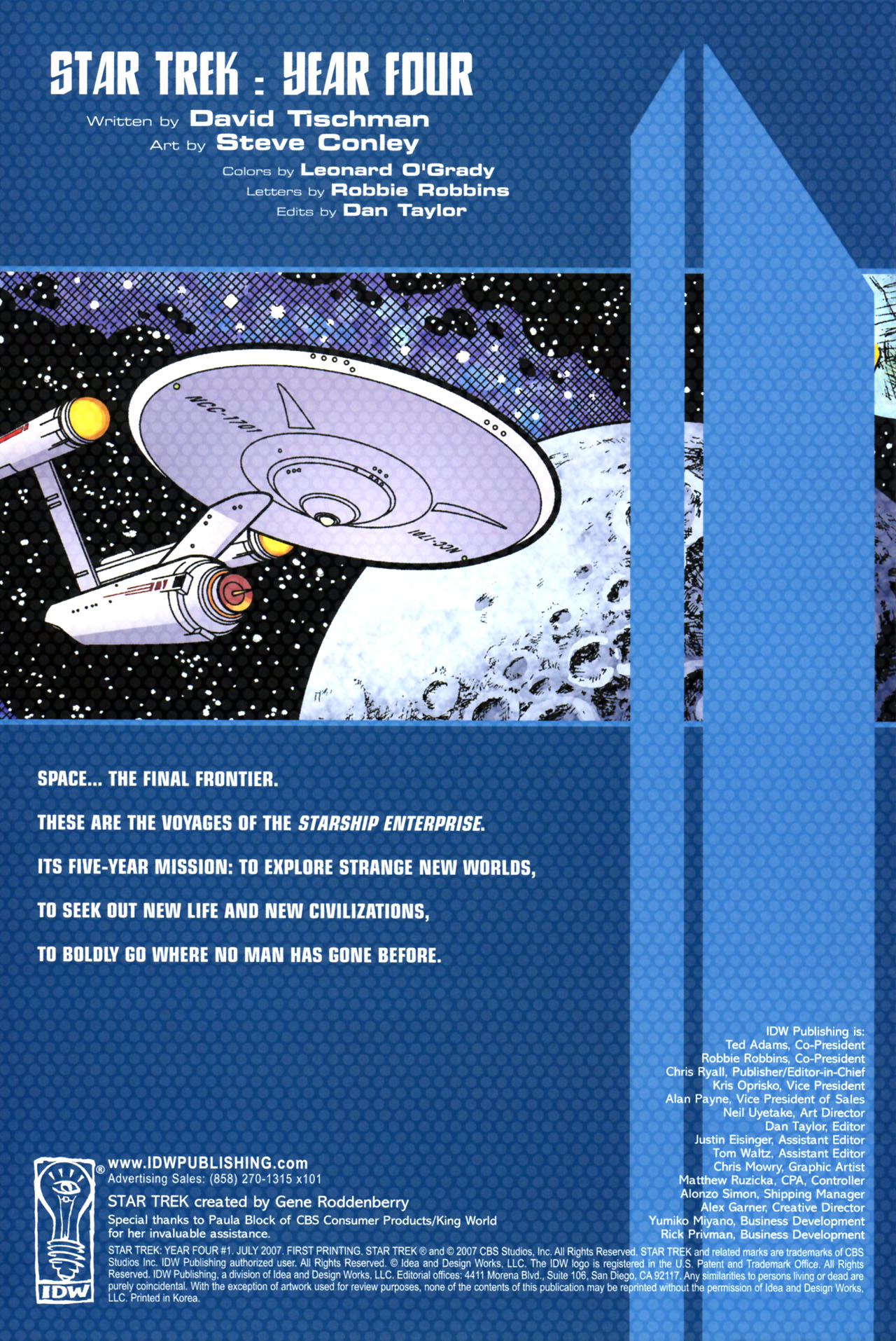 Read online Star Trek: Year Four comic -  Issue #1 - 3