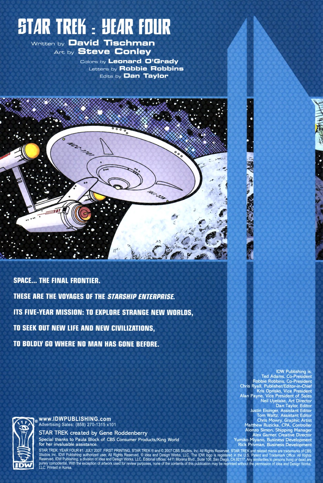Star Trek: Year Four issue 1 - Page 3