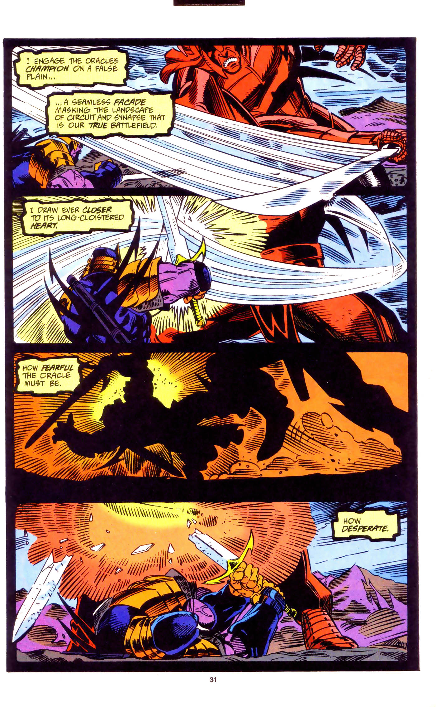 Read online Cosmic Powers comic -  Issue #1 - 21