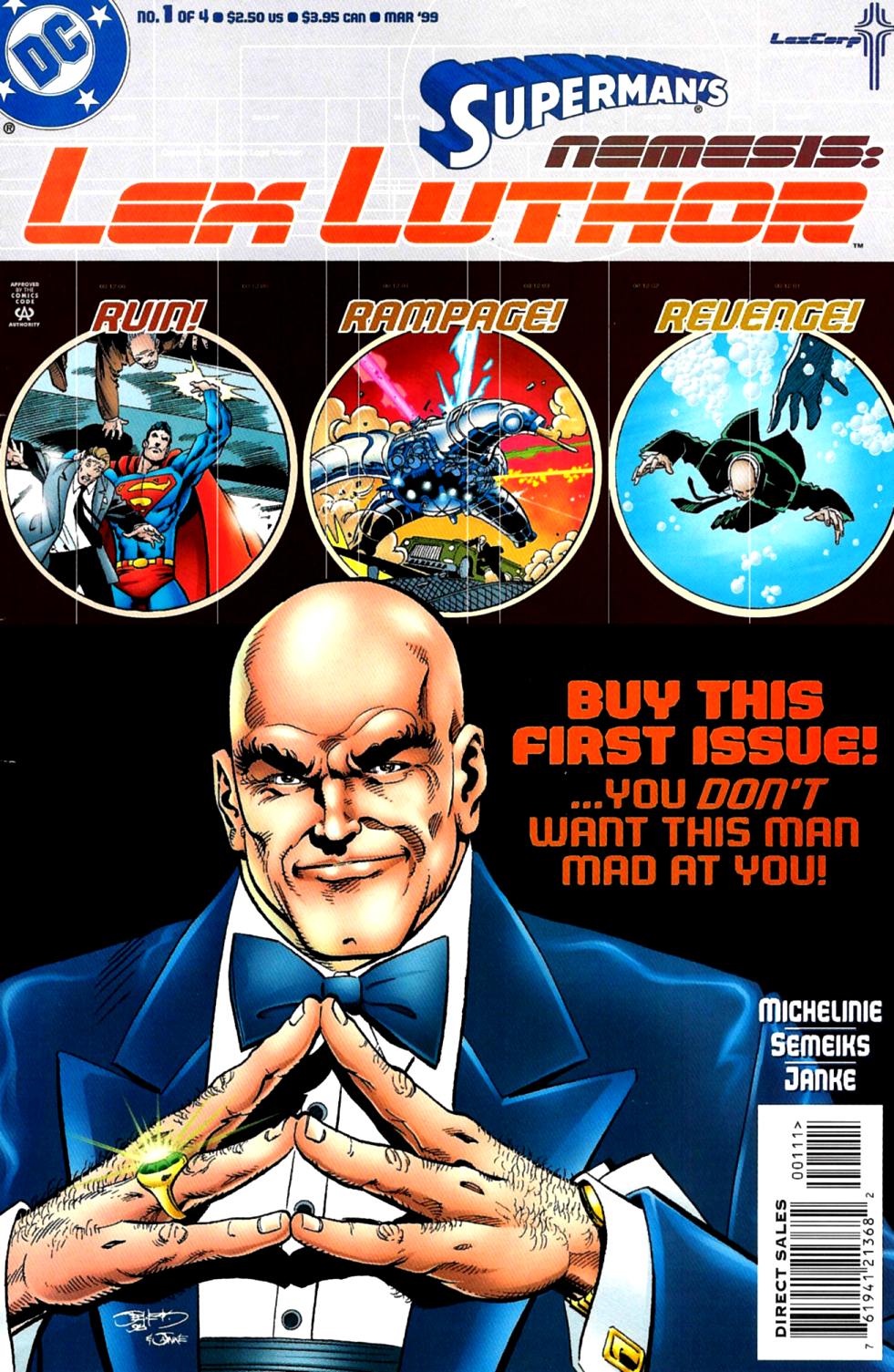 Superman's Nemesis: Lex Luthor 1 Page 1
