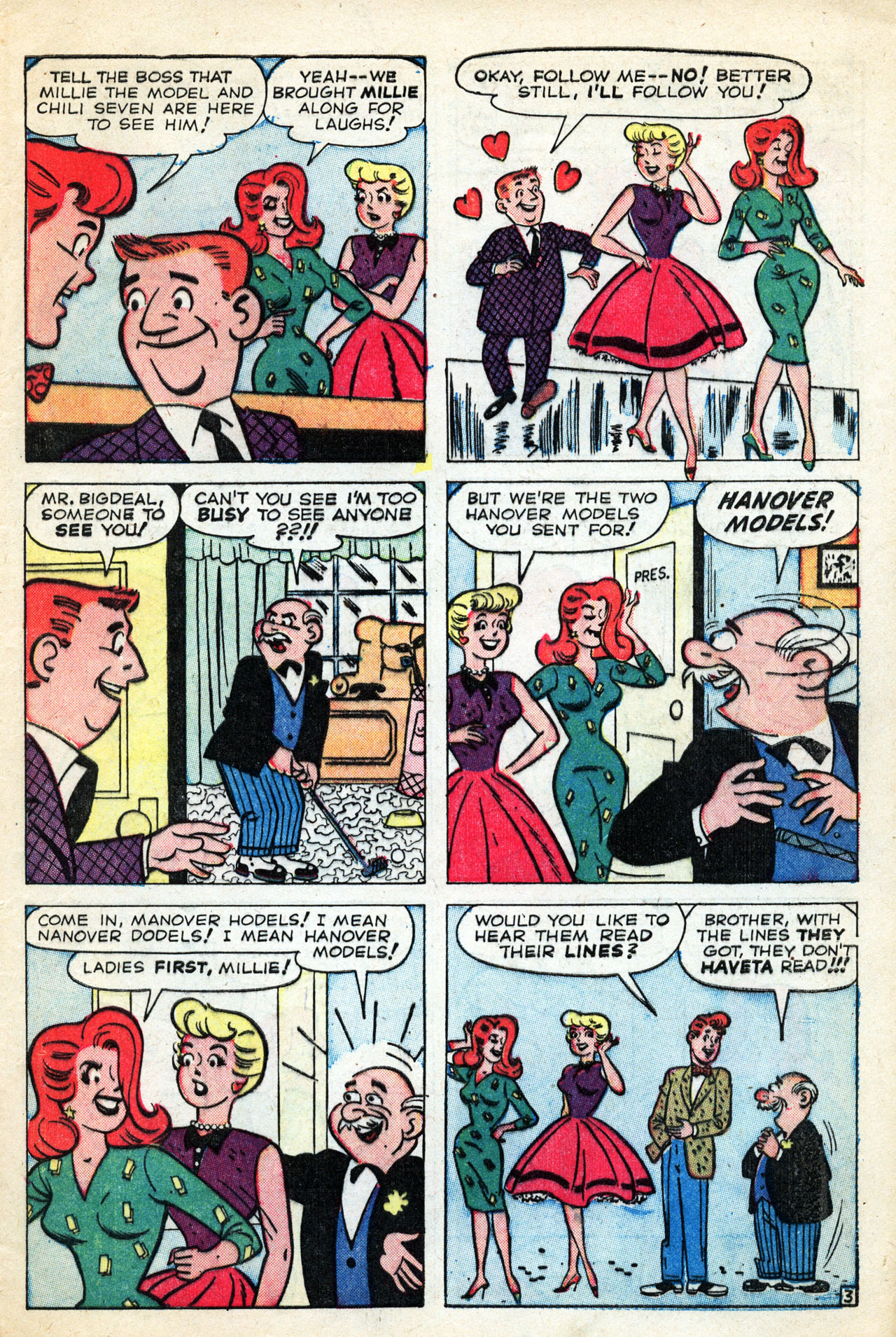 Read online A Date with Millie (1959) comic -  Issue #2 - 5