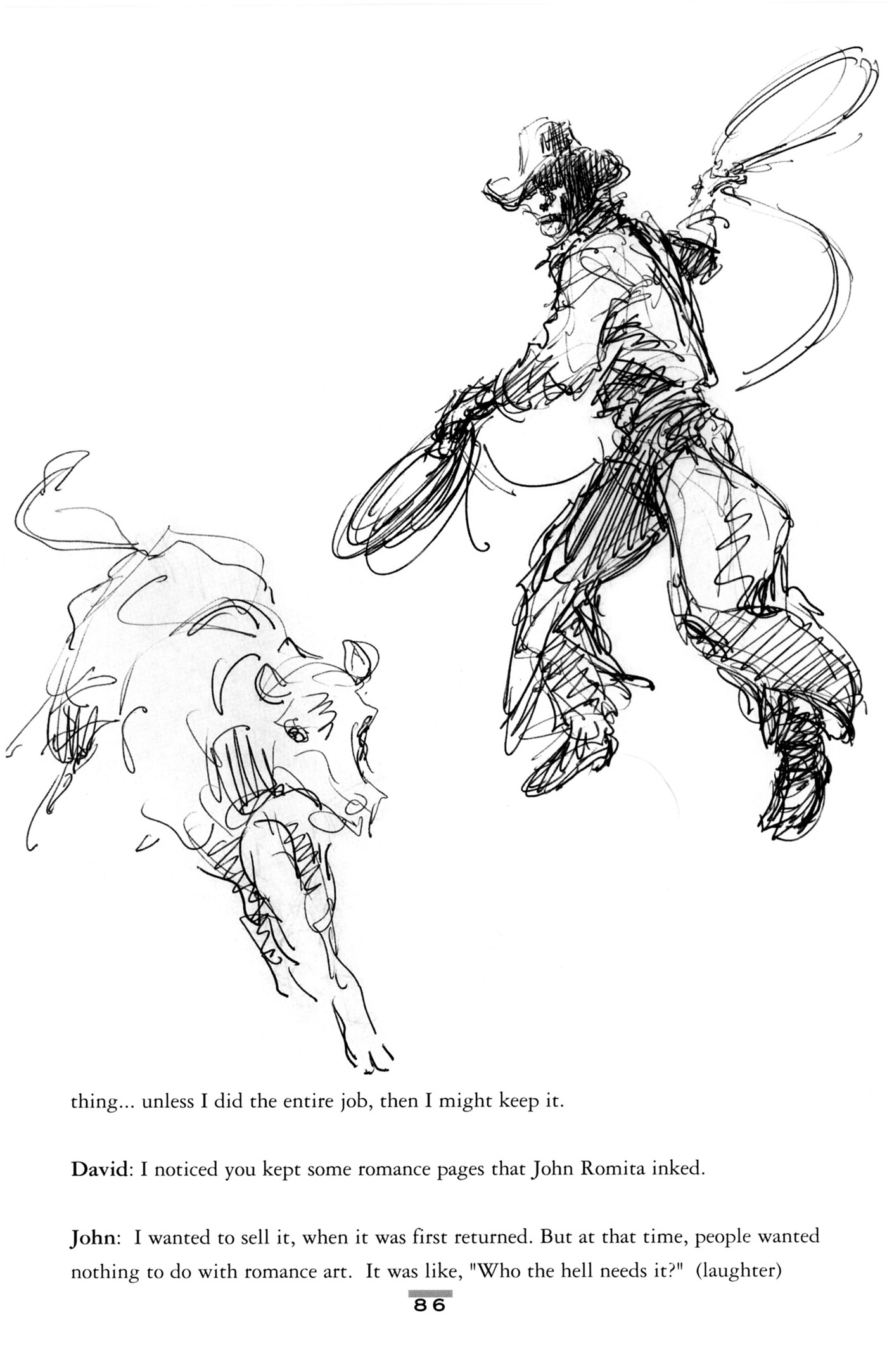 Read online John Buscema Sketchbook comic -  Issue # TPB - 87